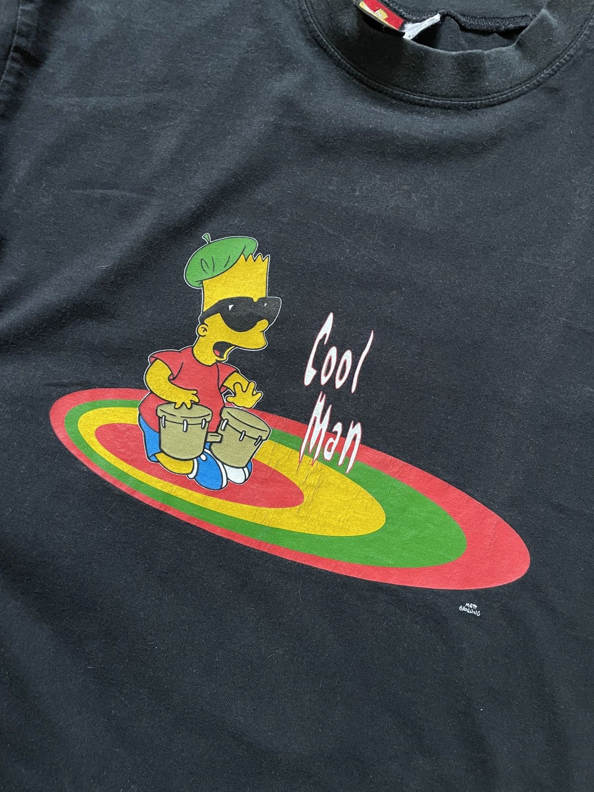 The Simpsons Vintage The Simpsons Cool Man Matt Growning 2001 T Shirt Tee Size US L / EU 52-54 / 3 - 8 Thumbnail