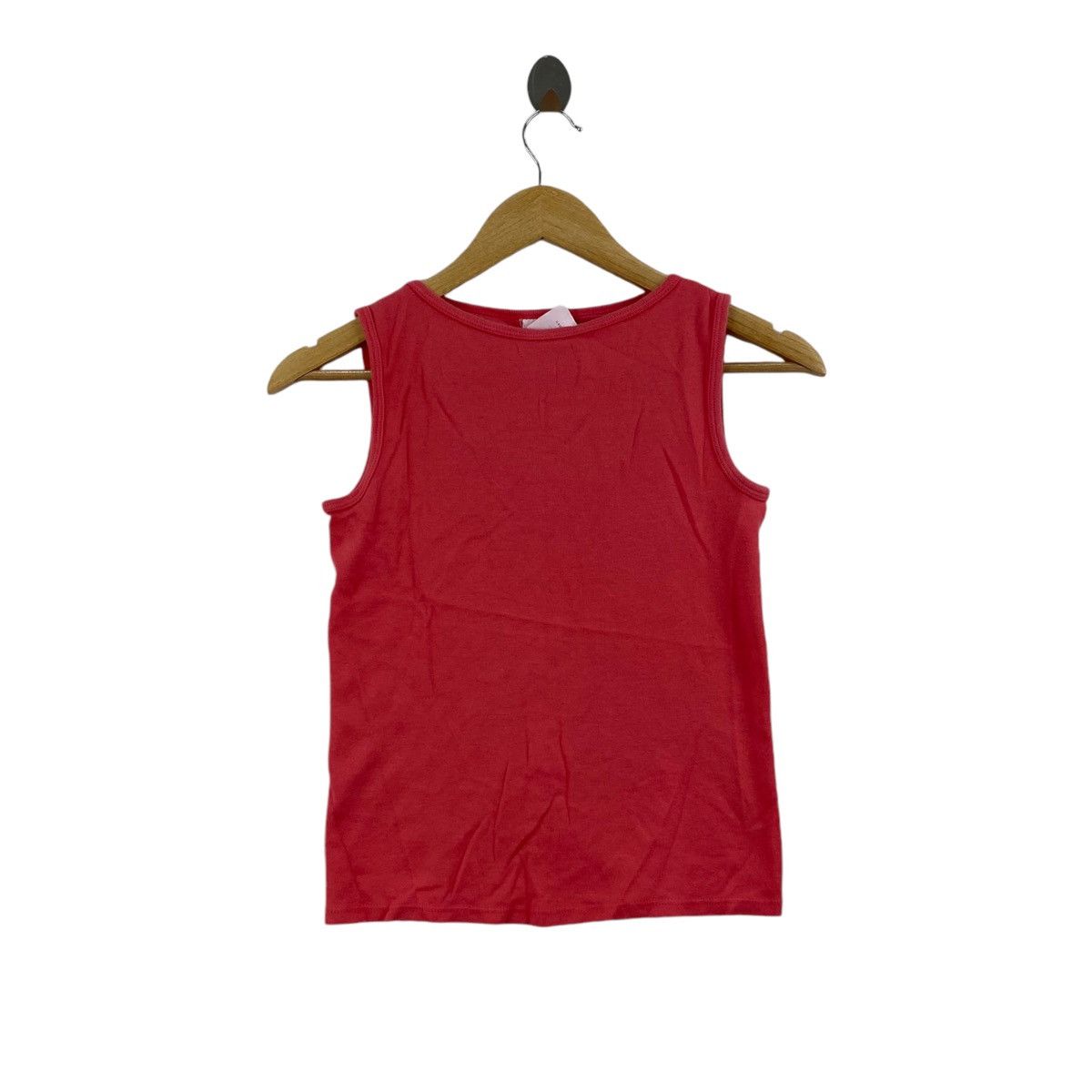 Japanese Brand Vintage PONT DE CHALONS Japanese Brand Plain Red Sleeveless Size US XXS / EU 40 - 1 Thumbnail