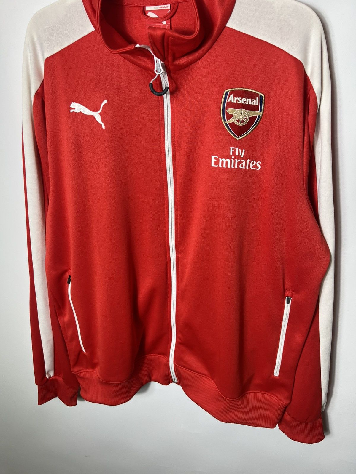 Puma Vintage Puma Arsenal Fc London T7 Anthem Jacket 14/15 Size US L / EU 52-54 / 3 - 3 Thumbnail