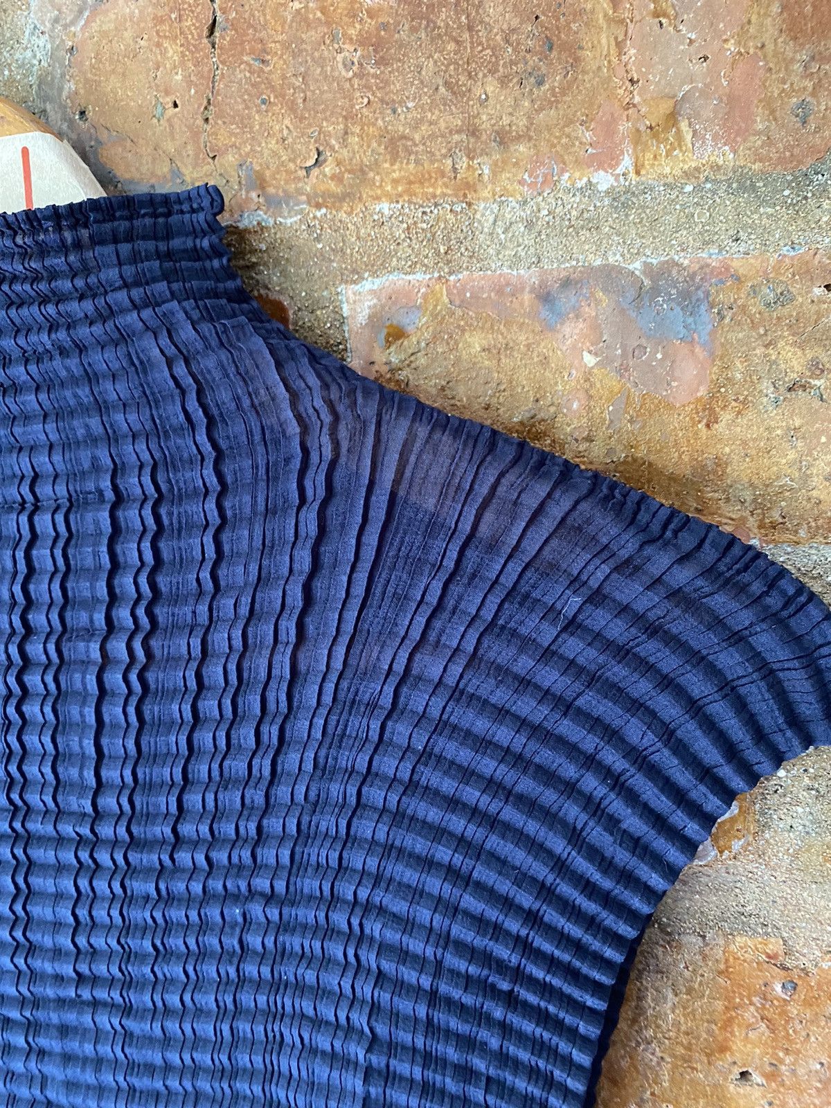 Pleats Please Issey Miyake 1990s Issey Miyake Pleat please High neck shirt Size S / US 4 / IT 40 - 6 Thumbnail