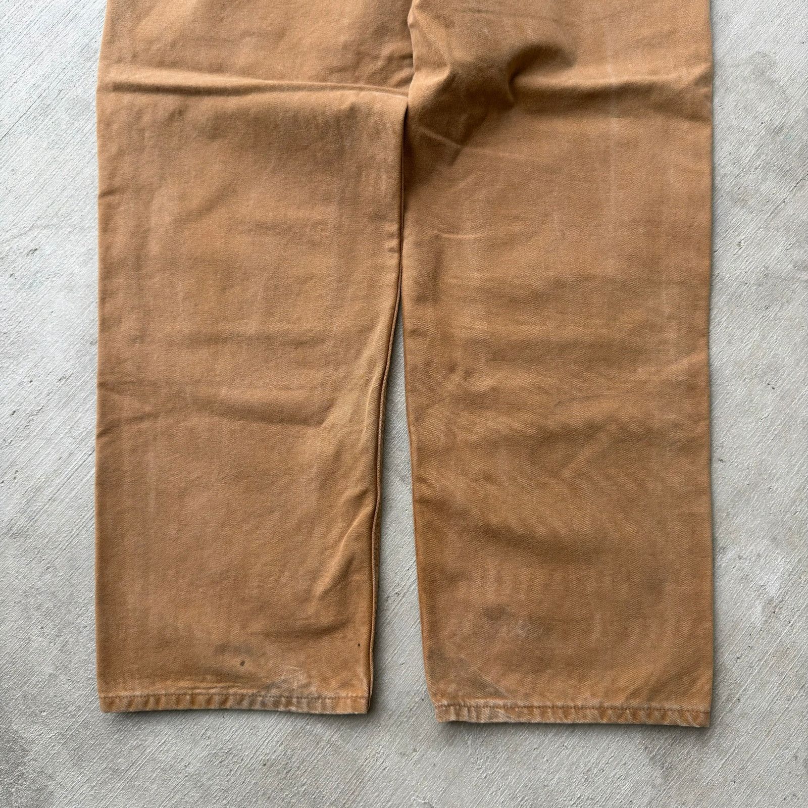 Carhartt × Vintage Carhartt brown double knee work wear carpenter pants Size US 36 / EU 52 - 4 Thumbnail