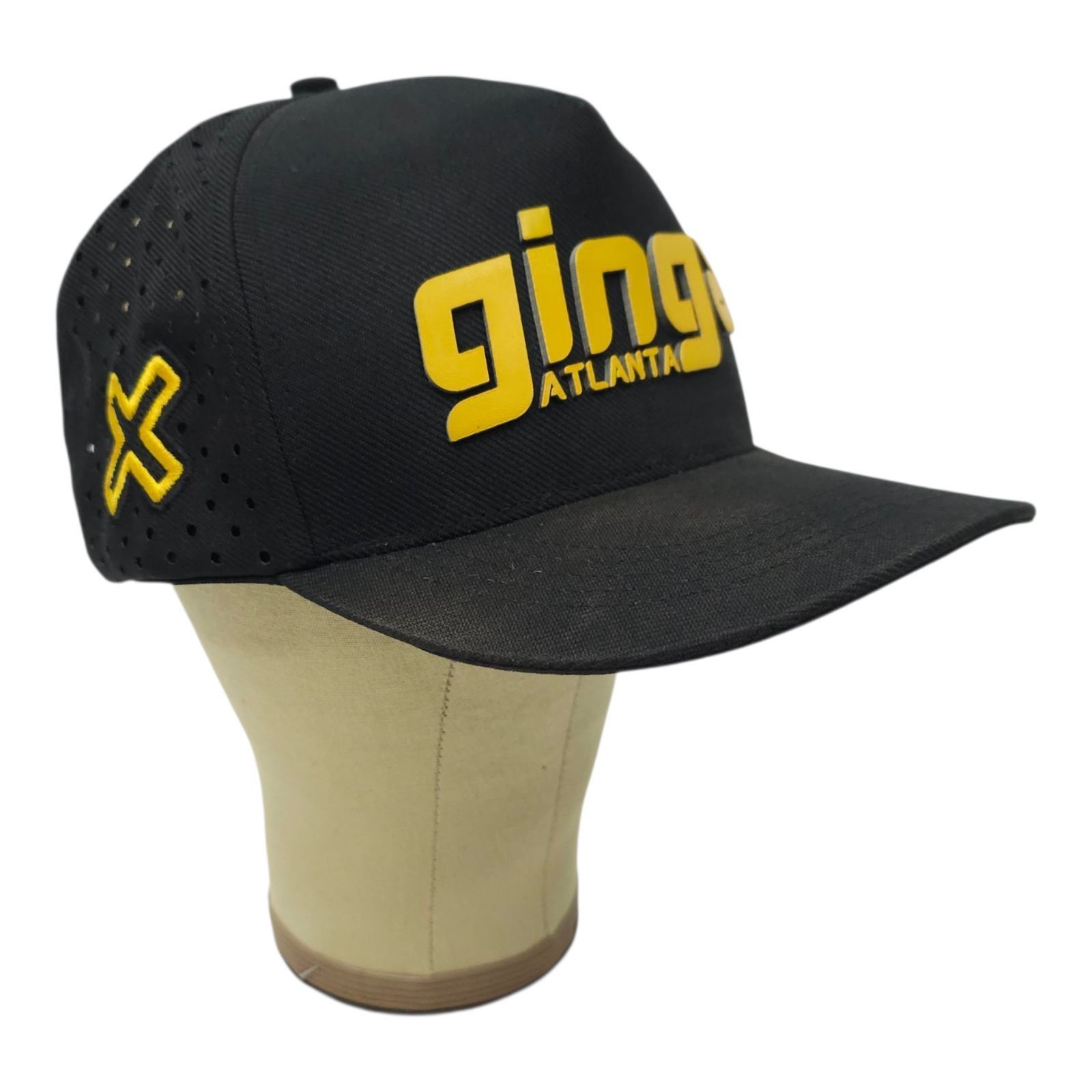 Other Ginga Atlanta Mesh Snapback Cap Hat Rubberized Logo Soccer Size ONE SIZE - 3 Thumbnail