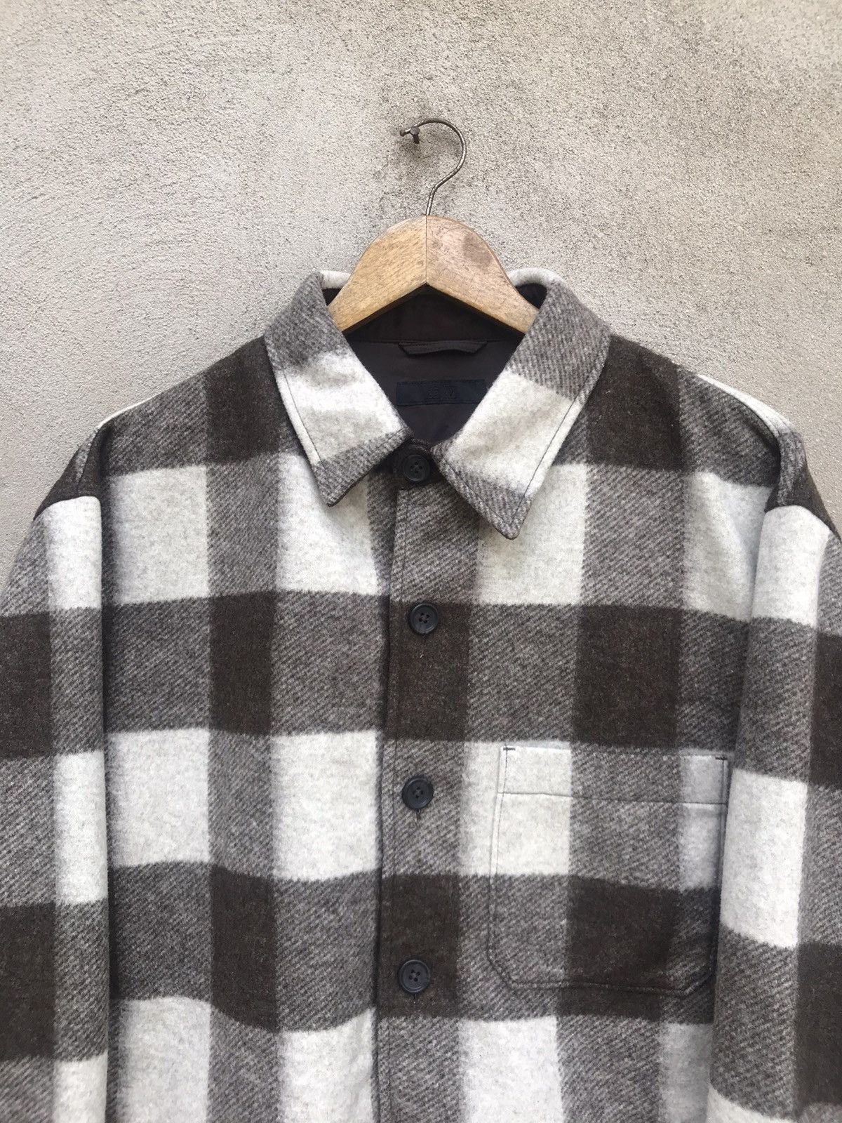 Uniqlo RARE UNIQLO WORKER WOOL BUTTON UP JACKET Size US L / EU 52-54 / 3 - 5 Thumbnail
