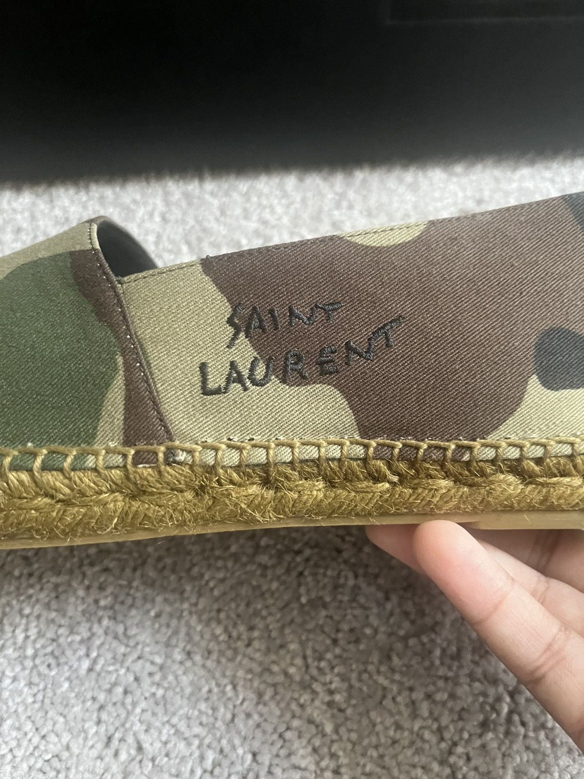 Saint Laurent Paris Saint Laurent espadrille camoflague shoe Size US 11 / EU 44 - 7 Thumbnail