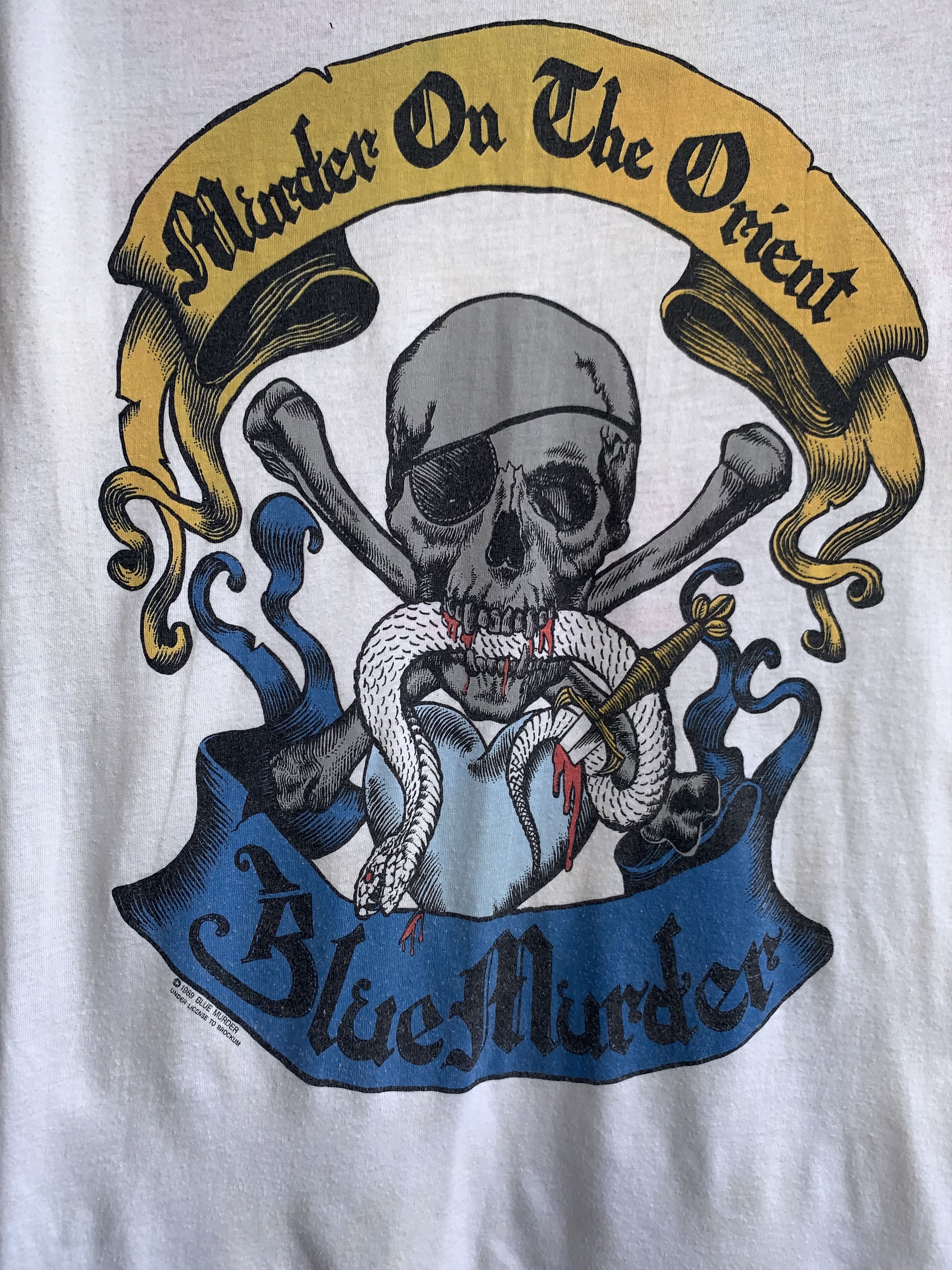 Band Tees Blue Murder 1989's Concert Vintage Band Shirt Size US L / EU 52-54 / 3 - 2 Thumbnail