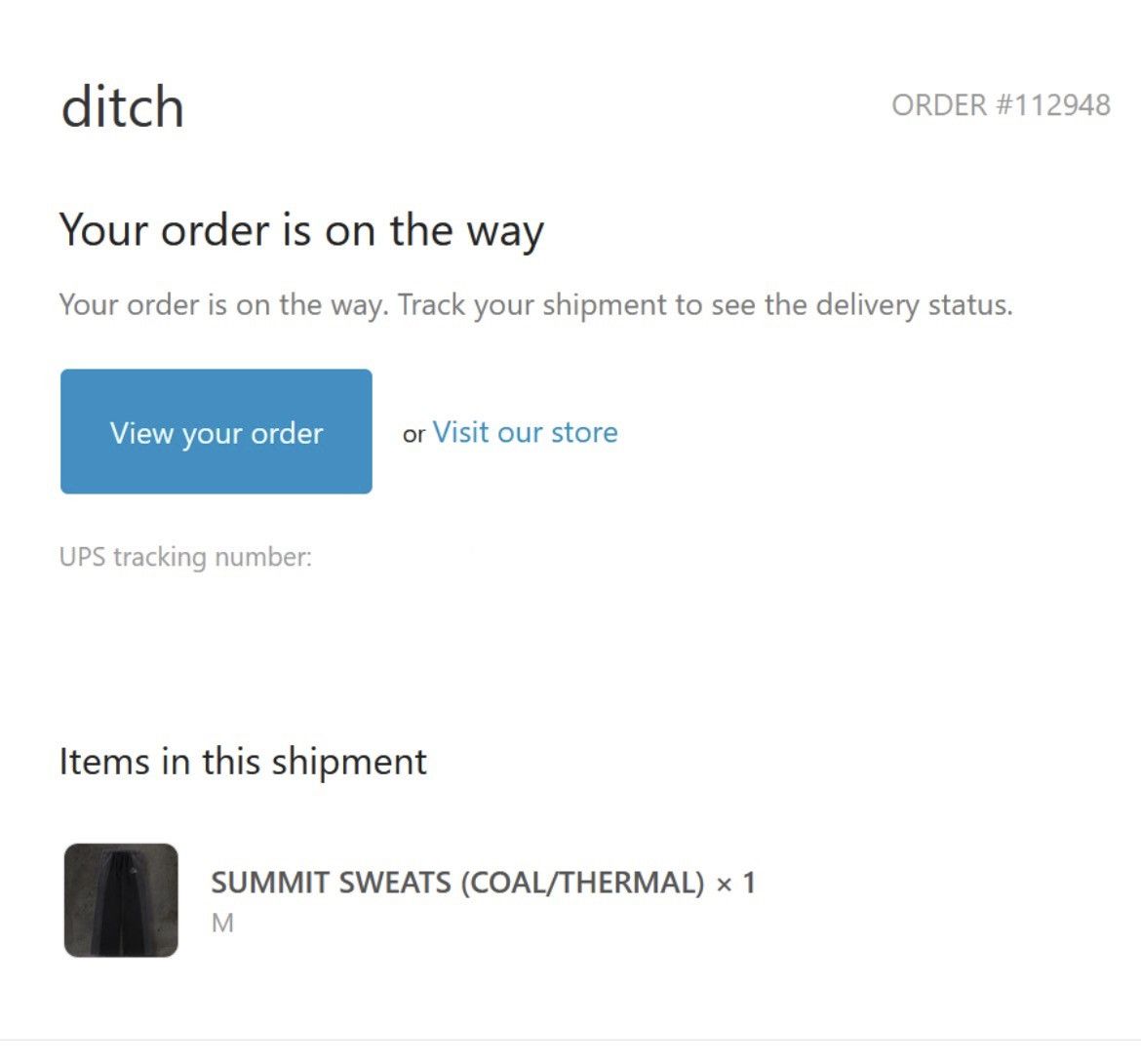 Other Ditch Summit Sweats Size US 31 - 5 Thumbnail