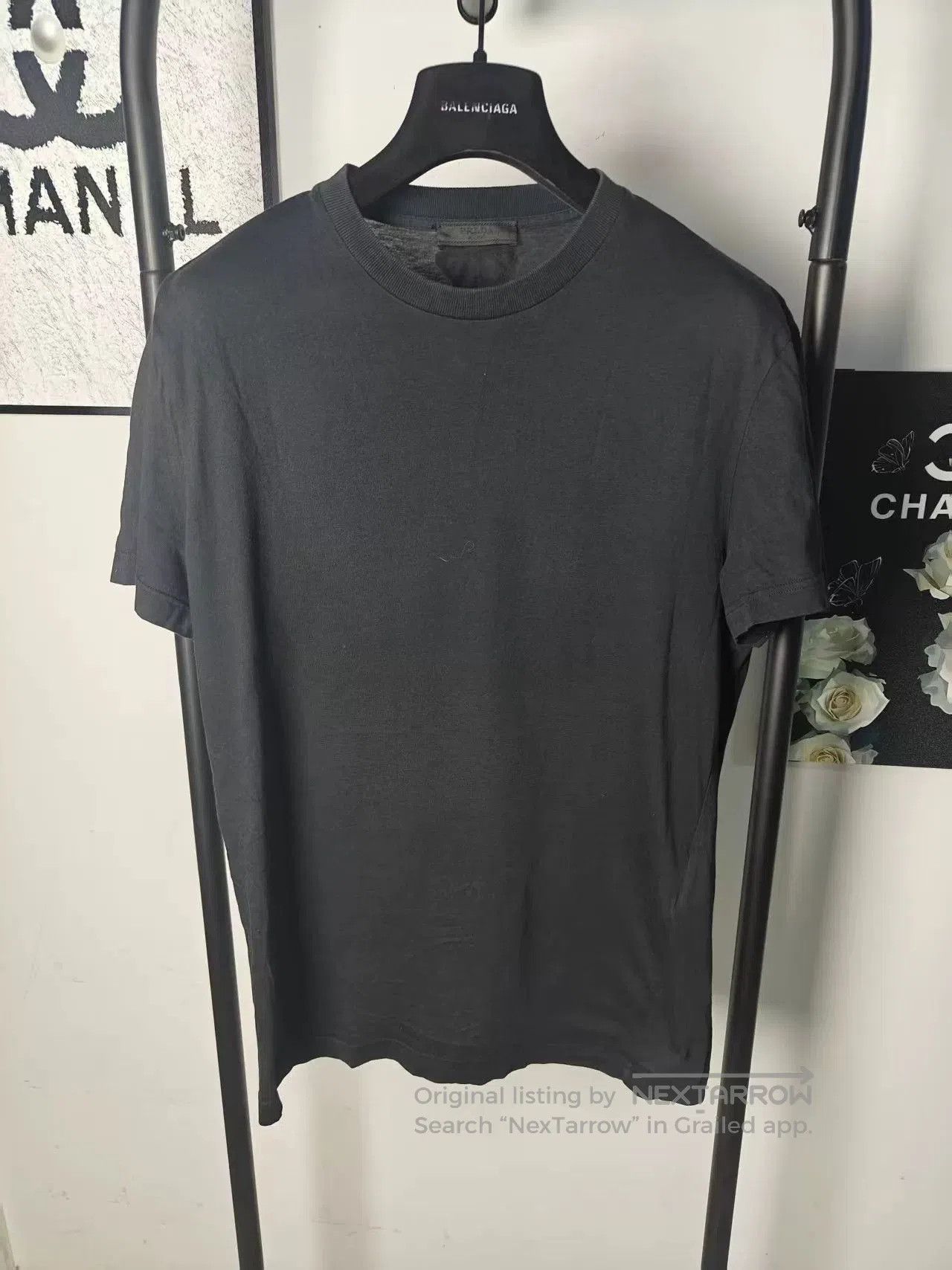 Prada Authentic Prada Triangle Logo Short Sleeve Tee. Size US M / EU 48-50 / 2 - 1 Thumbnail