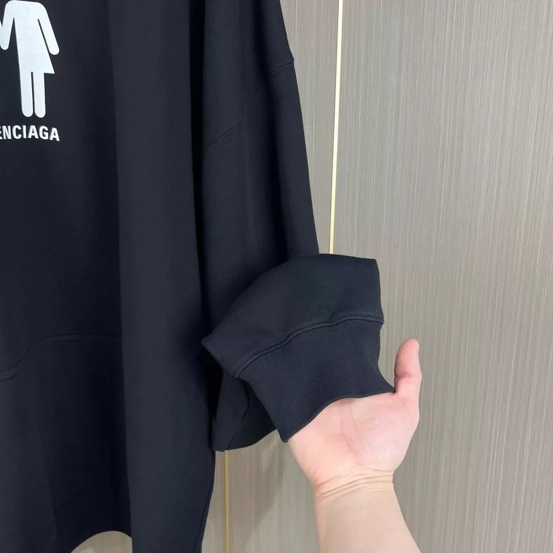 Balenciaga Balenciaga Double Portrait Letter Print Hoodie Size US XS / EU 42 / 0 - 4 Thumbnail