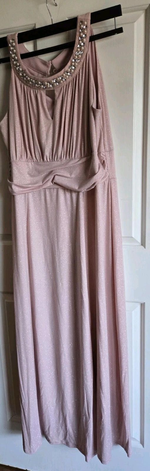 Other En Focus Blush Pink Sparkly Shimmer Formal Prom Easter Maxi Size XL / US 12-14 / IT 48-50 - 4 Thumbnail