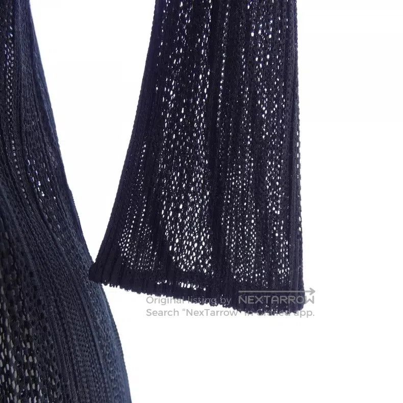 Issey Miyake Issey Miyake Fringe Pleated Cardigan Size L / US 10 / IT 46 - 4 Thumbnail