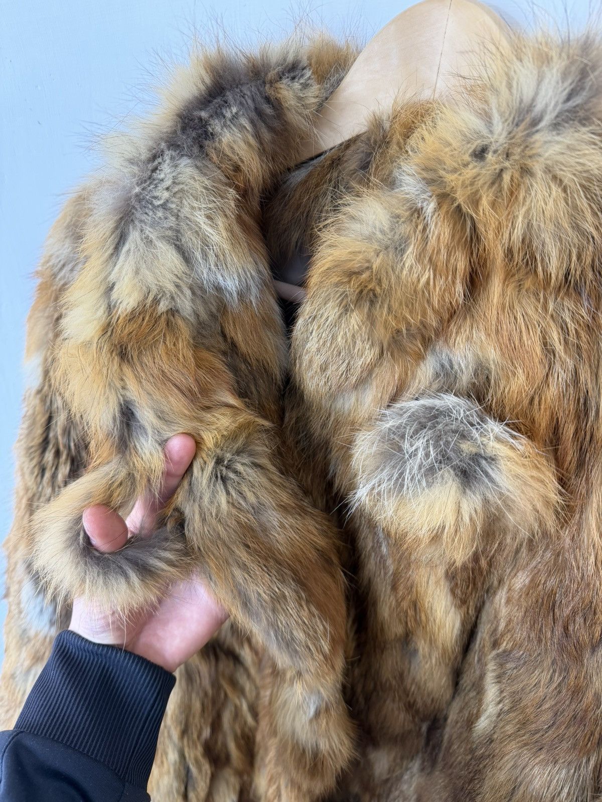 Jean Paul Gaultier Rare Archive 90s JPG Classique Patchwork Fox Fur Coat Size M / US 6-8 / IT 42-44 - 10 Thumbnail