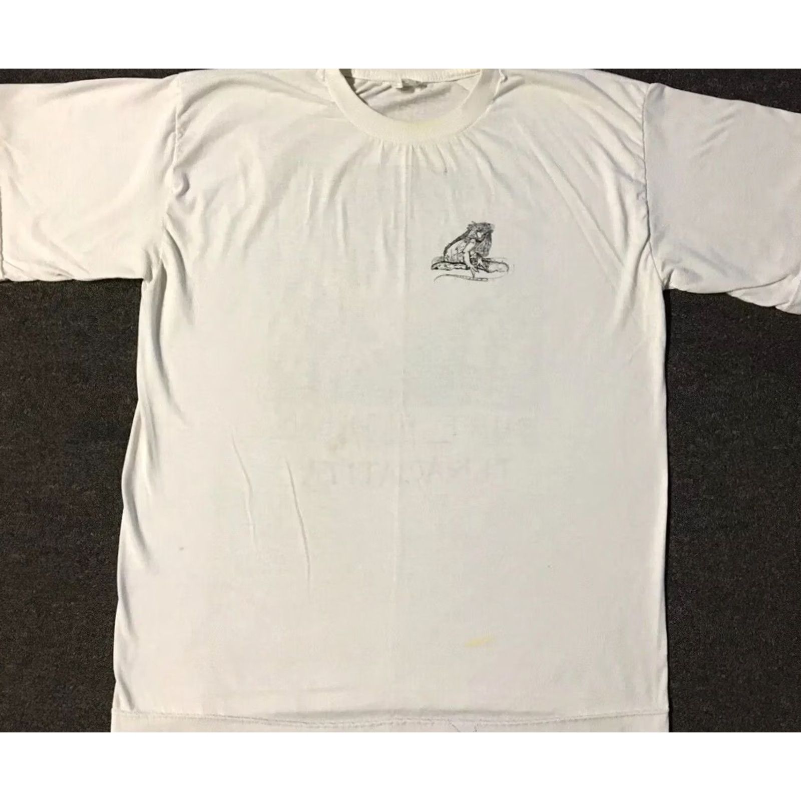 Quiksilver VINTAGE Gecko Surf Shirt XL White 90s Gotcha Ocean Pacific Beach Grunge 80s 90s Mens T-Shirt Size US XL / EU 56 / 4 - 2 Thumbnail
