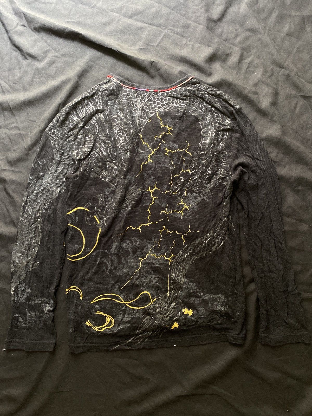 Yohji Yamamoto 1990’s Yohji Yamamoto Cyber Dragon Long Sleeve Size US M / EU 48-50 / 2 - 8 Thumbnail