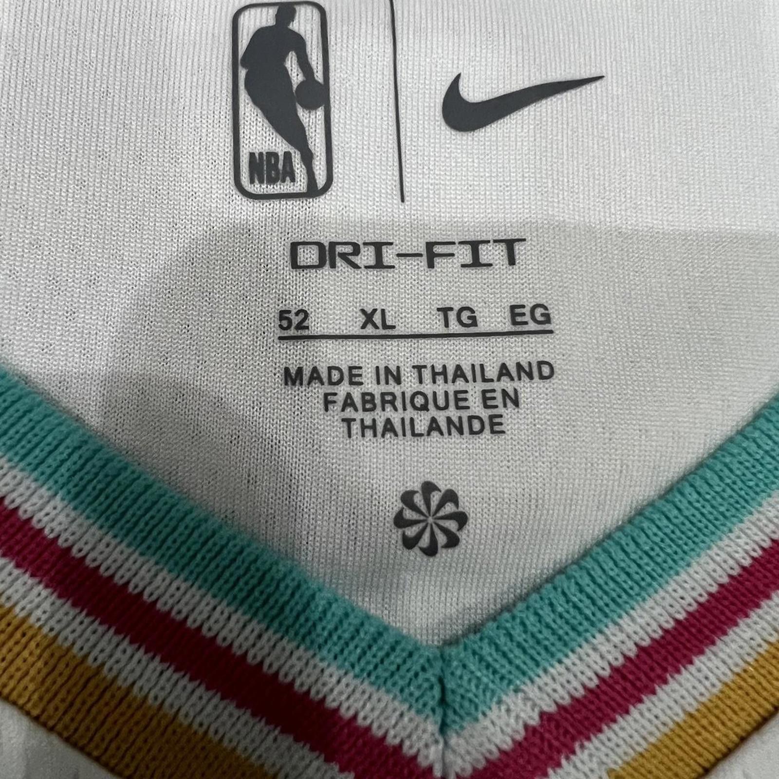 Nike San Antonio Spurs 11 primo 2021 City Edition Nike jersey Size US XL / EU 56 / 4 - 4 Thumbnail