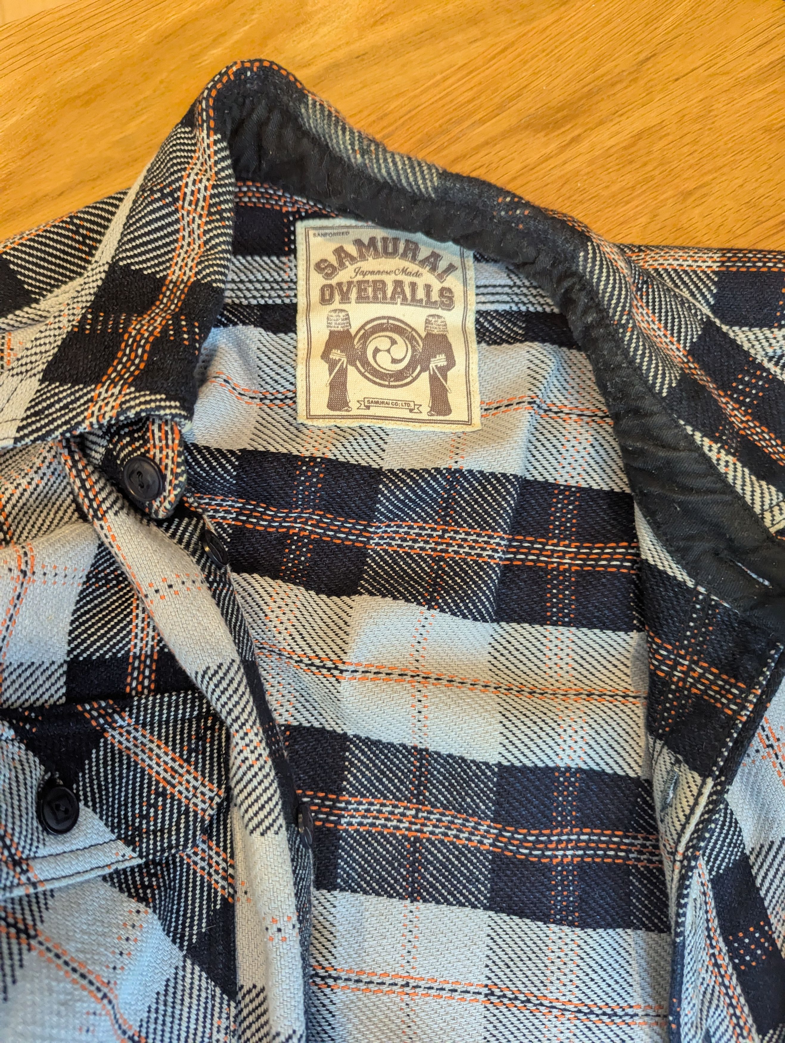 Samurai Jeans Samurai Jeans Rope-dyed Indigo Heavy Flannel Work Shirt Size US S / EU 44-46 / 1 - 3 Thumbnail