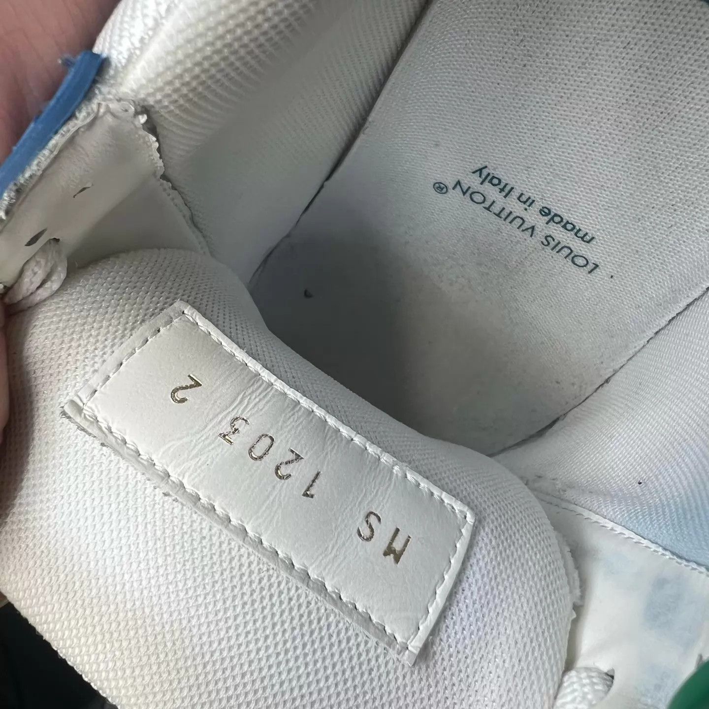 Louis Vuitton LV Trainer White & Blue Denim Size 36 New Size US 5.5 / IT 35.5 - 5 Thumbnail