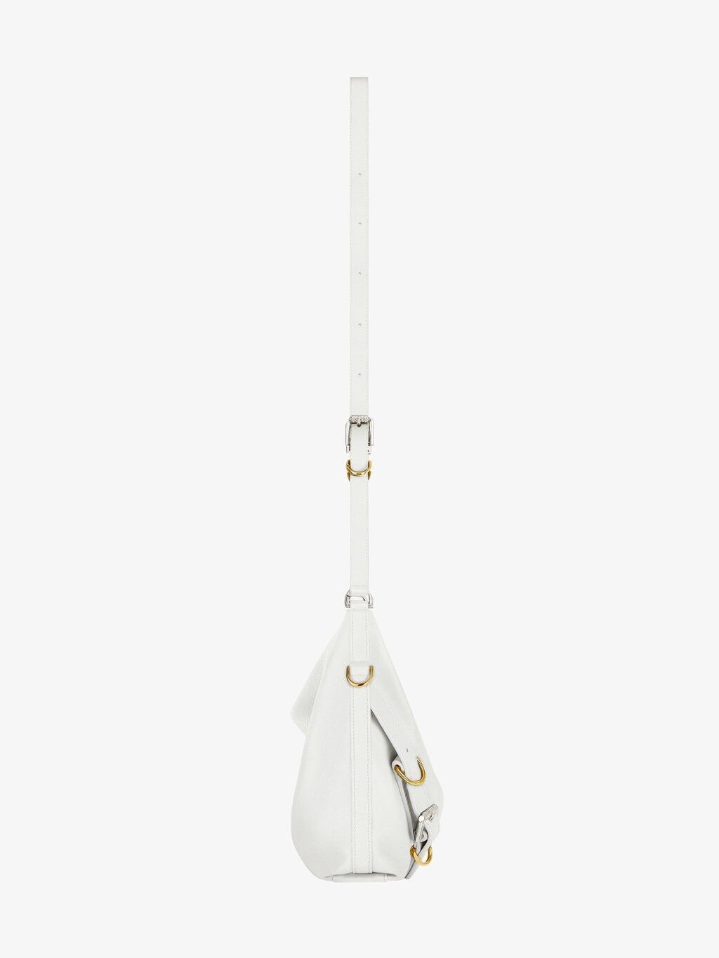Givenchy o1srvl11e0225 Size: OS/Voyou Crossbody Leather Bag in Ivory Size ONE SIZE - 3 Thumbnail