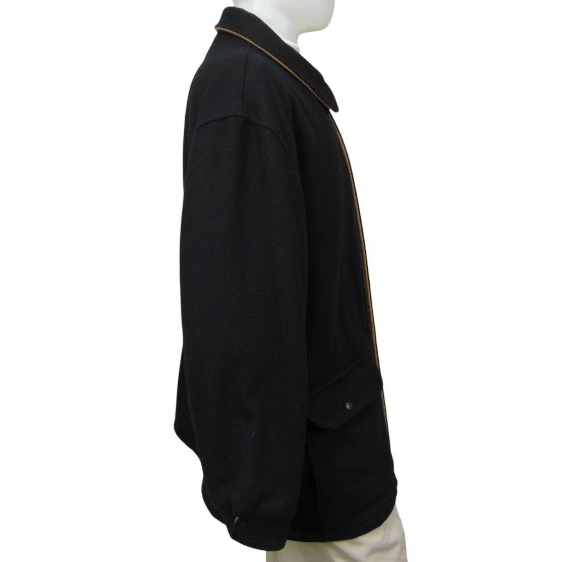 Schott Schott NYC Wool Hunting Jacket Made in USA Black Size 52 Size US XXL / EU 58 / 5 - 4 Thumbnail