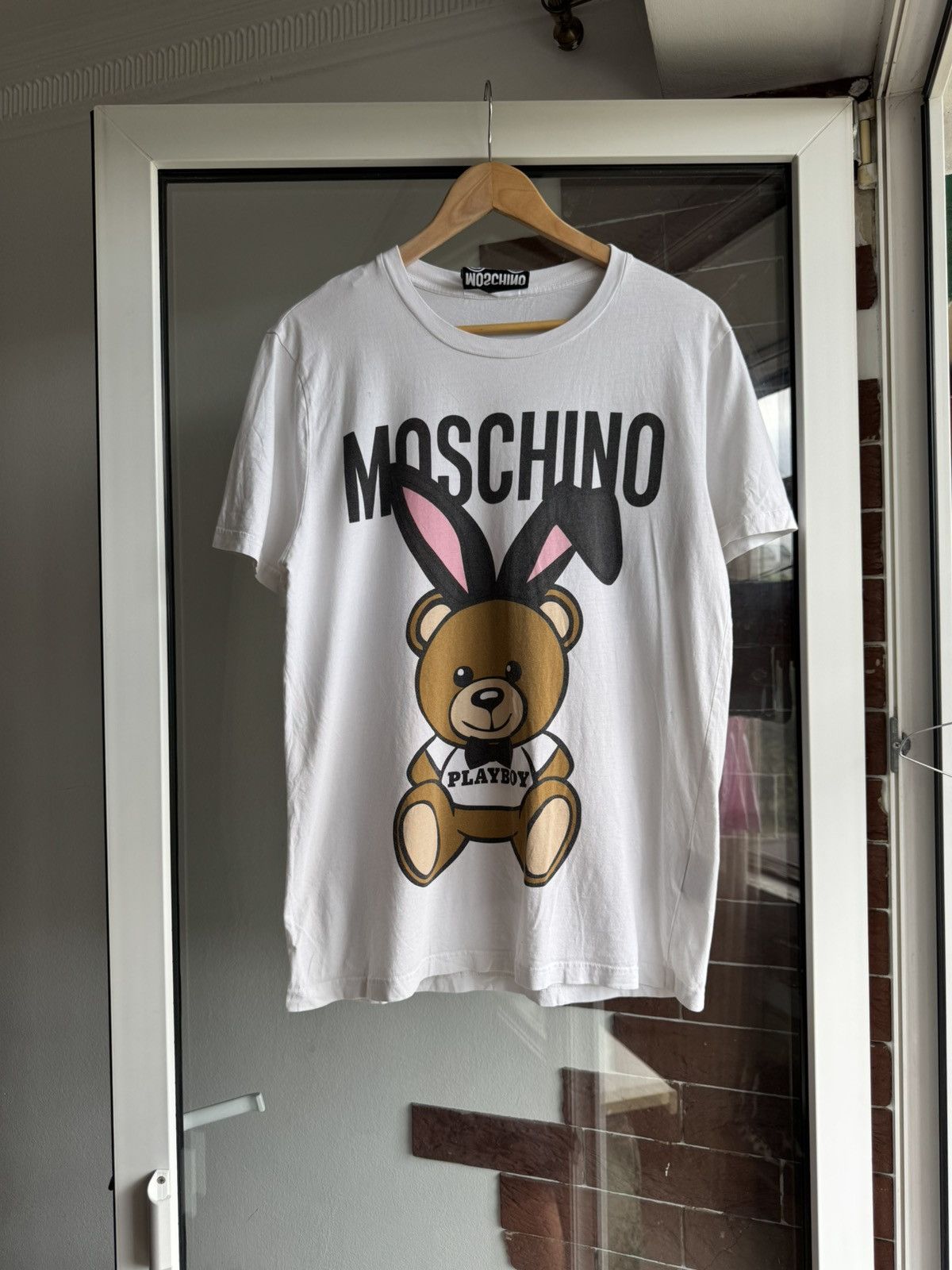 Moschino Moscino X Play Boy Teddy Tshirt Size US M / EU 48-50 / 2 - 1 Thumbnail