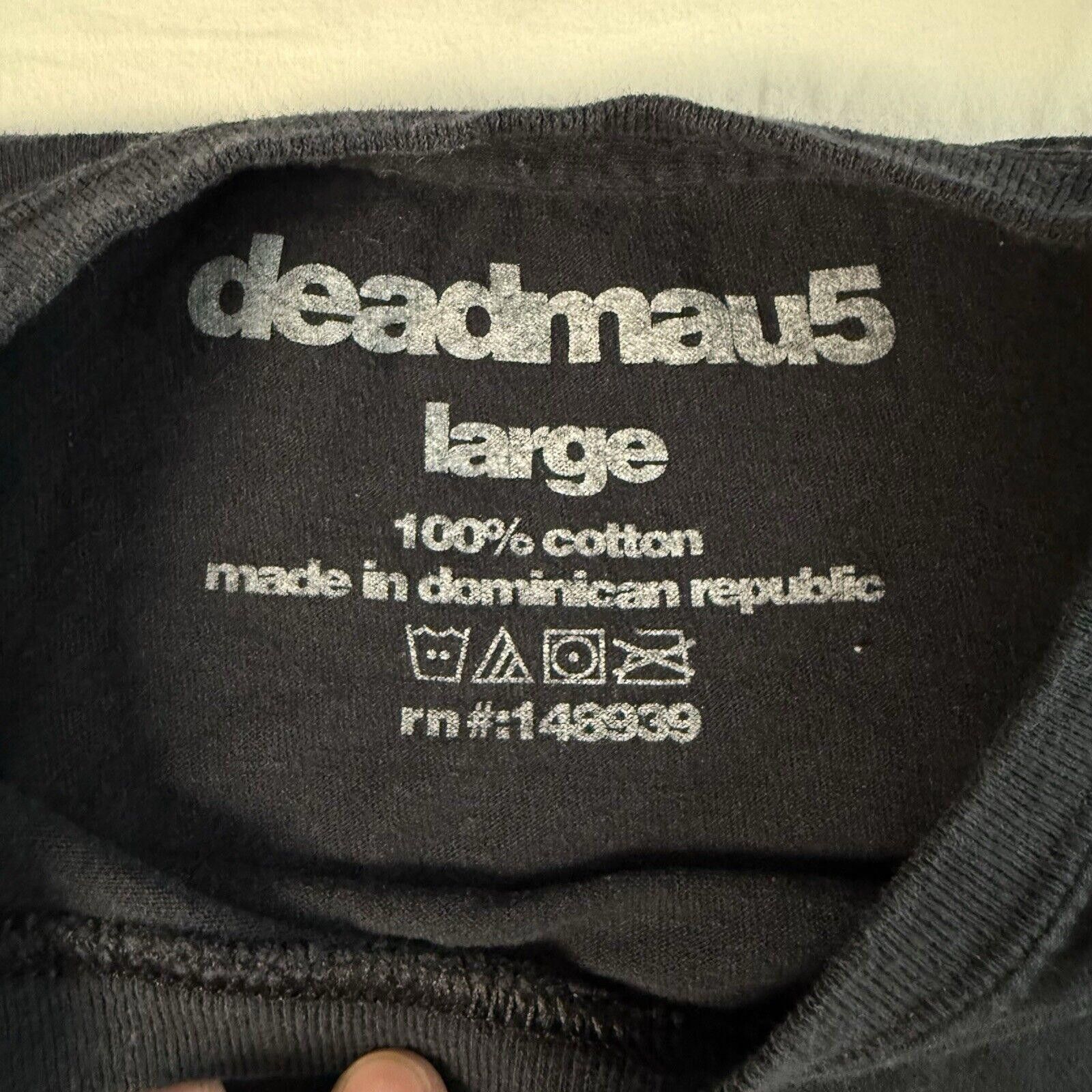 Designer Ultra Rare deadmau5 T-Shirt Size L Official EDM Size US L / EU 52-54 / 3 - 5 Thumbnail