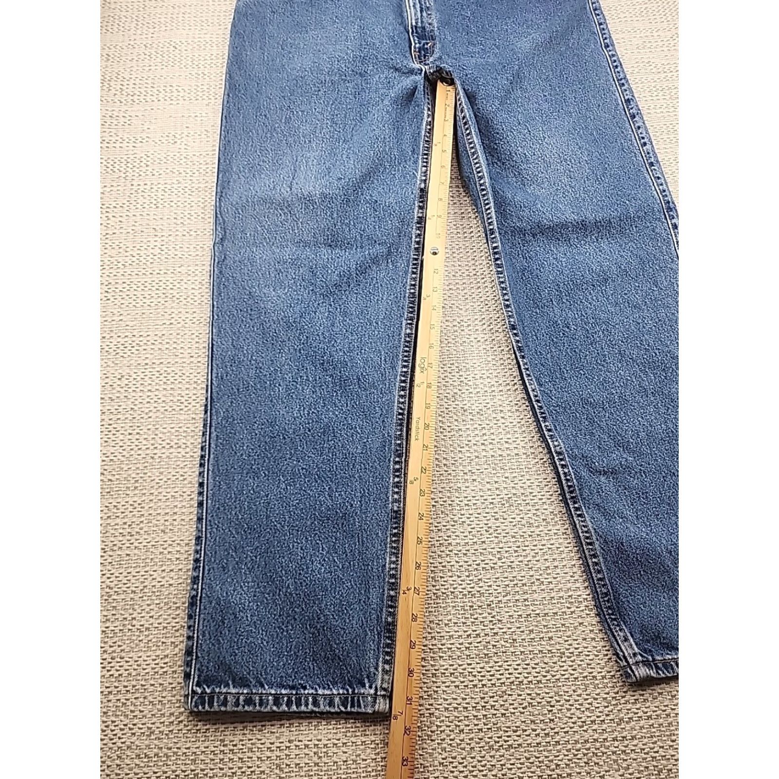 Levi's VINTAGE Levi's Jeans Rockabilly 1998 540 Relaxed Fit Mens 42x32 Blue 5-Pocket Denim Machine Washable Brown Tab 90s Retro Mens Size US 32 / EU 48 - 7 Thumbnail