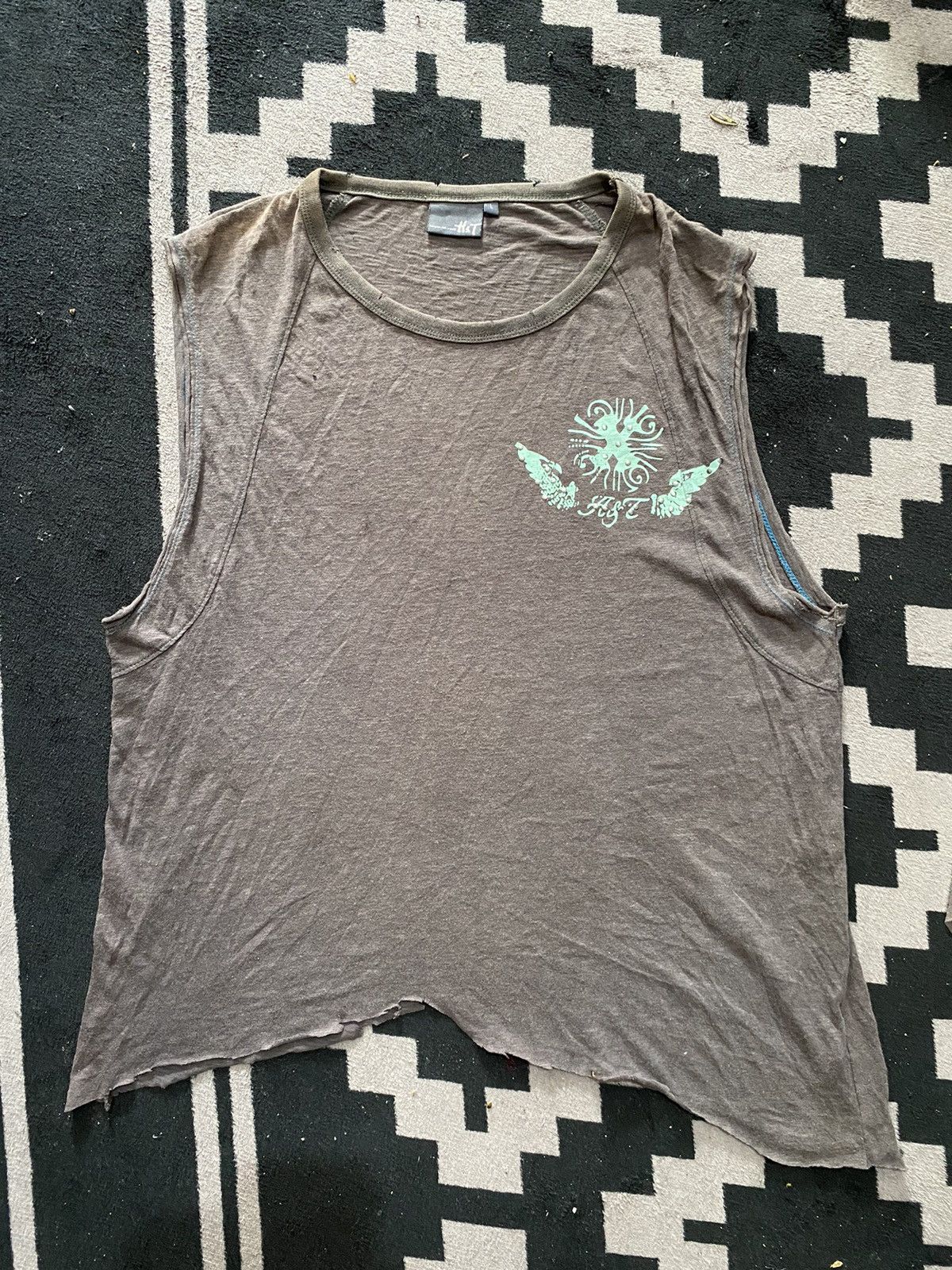 Hysteric Glamour × Japanese Brand Japanese H&t distressed sleeveless seditionaries Size US L / EU 52-54 / 3 - 1 Thumbnail