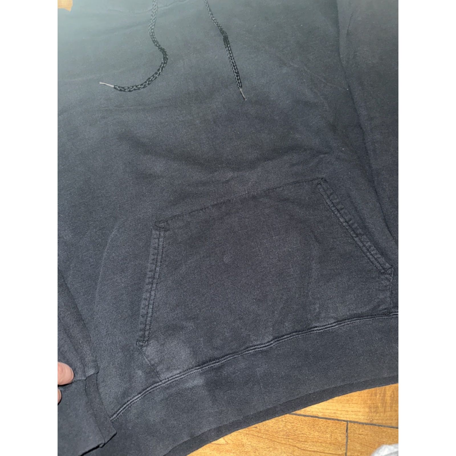 Hanes VINTAGE Hanes Hoodie Black XL Mens Pullover Gym & Training, Running & Jogging Top Size US XL / EU 56 / 4 - 3 Thumbnail