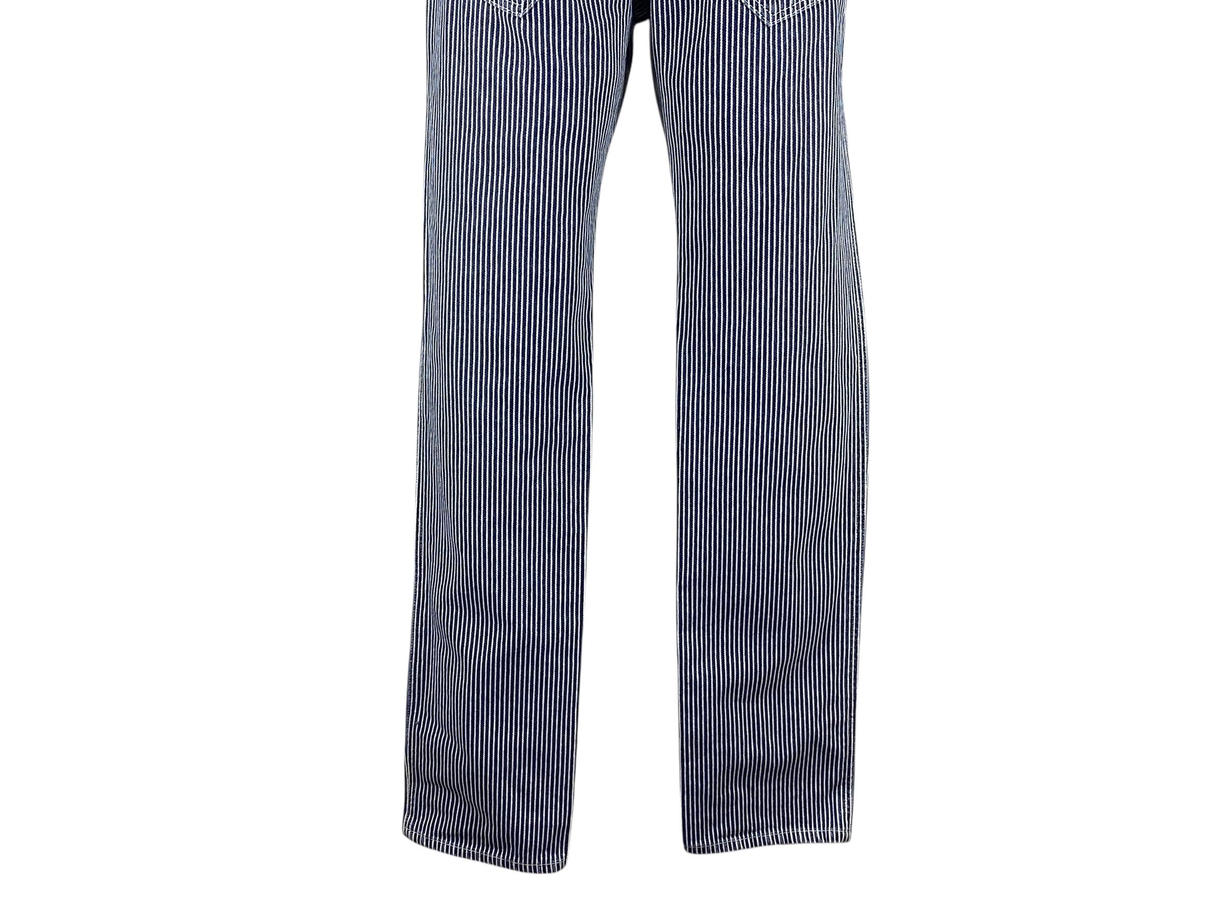 Japanese Brand 211295 Jeans Stripes Hickory Jeans Size US 31 - 7 Thumbnail
