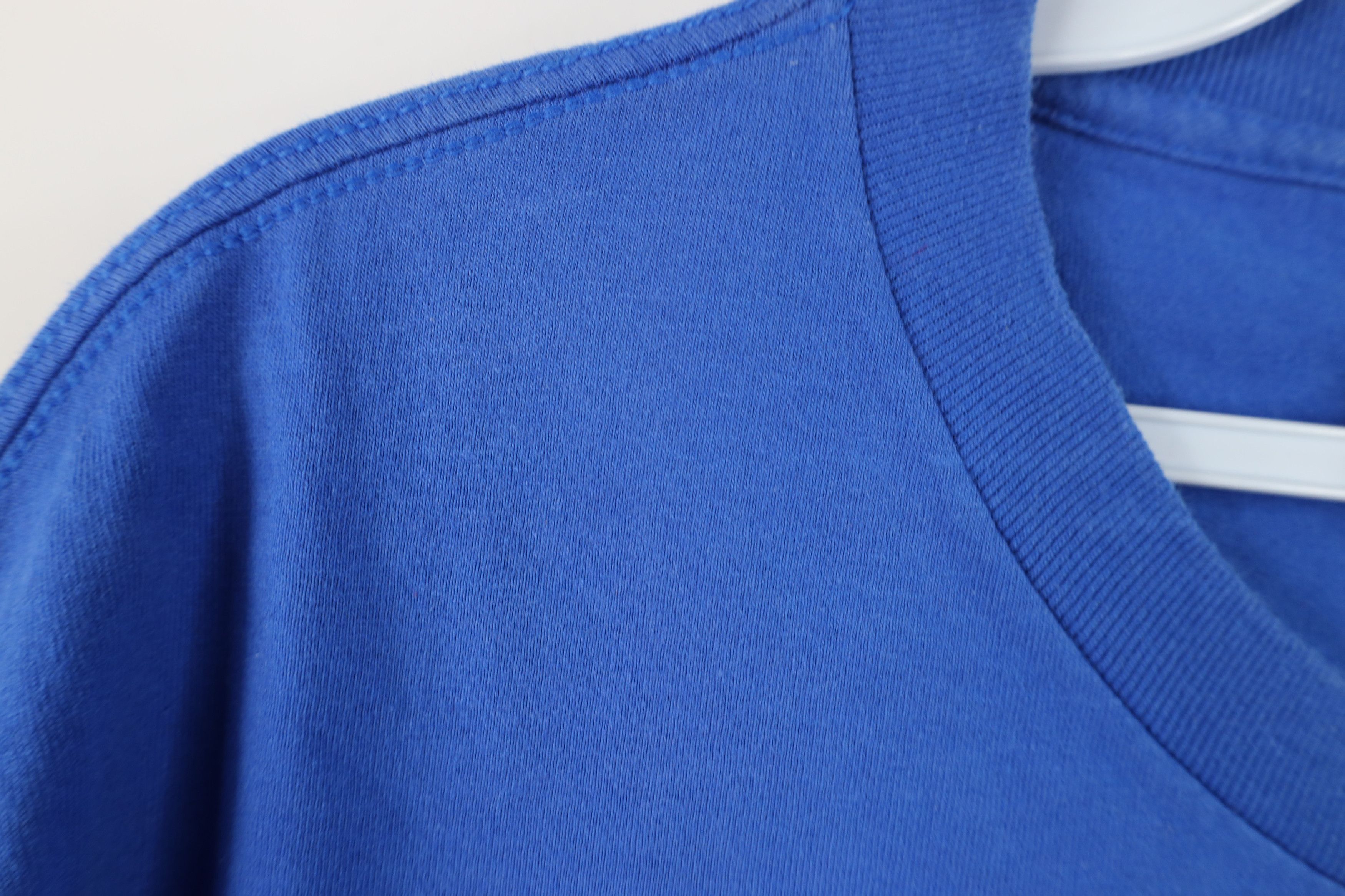 Vintage Vintage 90s Streetwear Blank T-Shirt Royal Blue Cotton USA Size US L / EU 52-54 / 3 - 6 Thumbnail