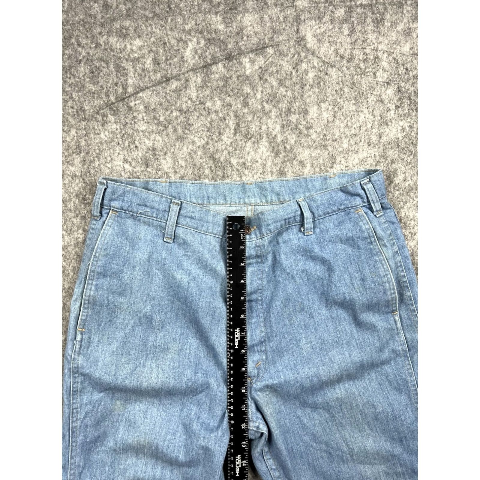 Levi's VINTAGE Levi’s Men's Jeans ORANGE TAB Regular Fit Flat Front Light Denim 38x30 Pants Blue Regular 90s Mens Size US 38 / EU 54 - 4 Thumbnail