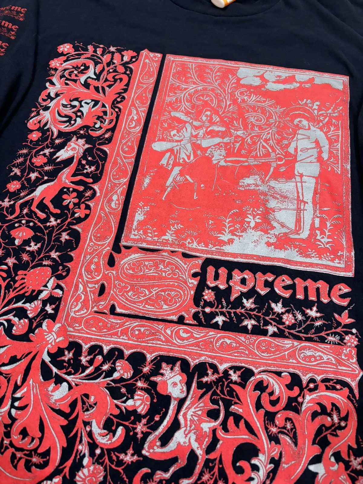 Supreme Supreme Saint Sebastian Designer Long Sleeve Tee Size US L / EU 52-54 / 3 - 4 Thumbnail