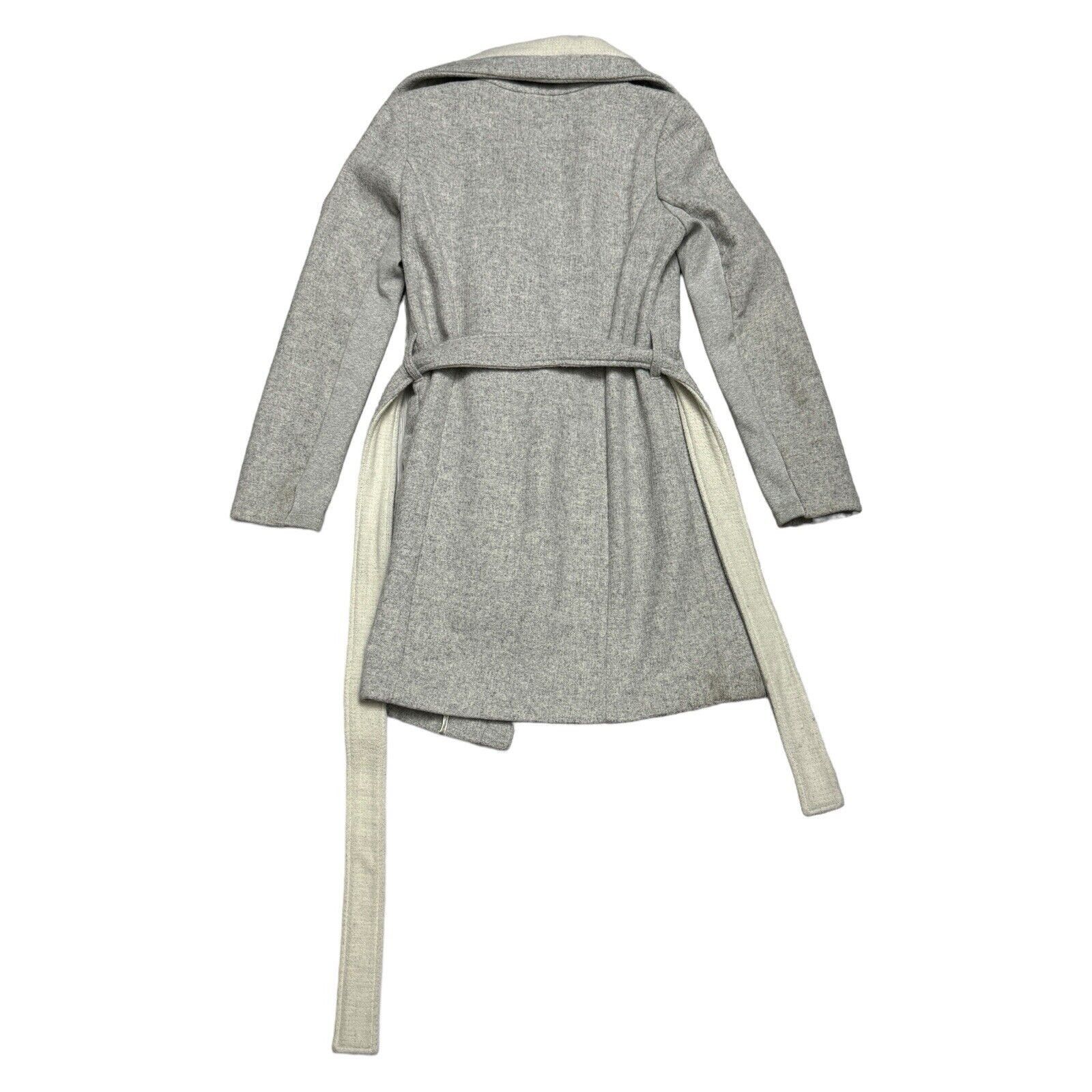 Bcbgmaxazria BCBG Generation WOOL Blend Luxury Designer Trench Pea Coat Size XS / US 0-2 / IT 36-38 - 3 Thumbnail