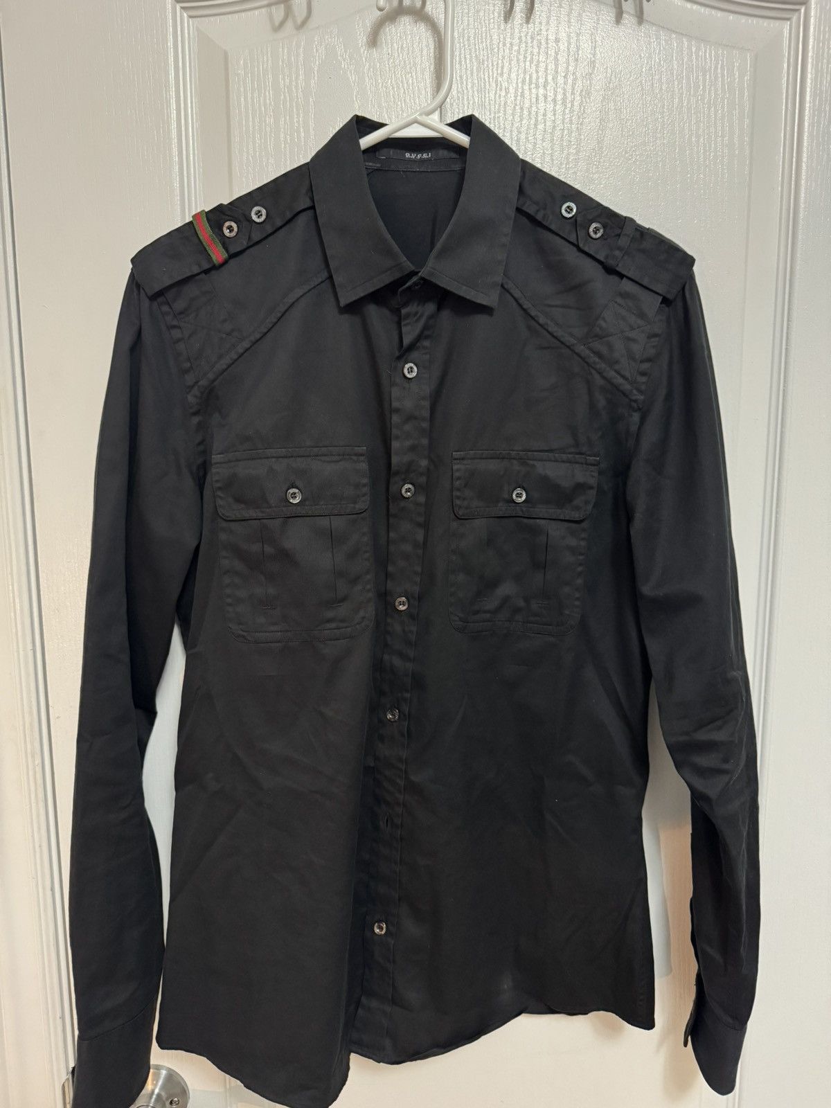 Gucci × Tom Ford Gucci by Tom Ford Military style button up | Grailed