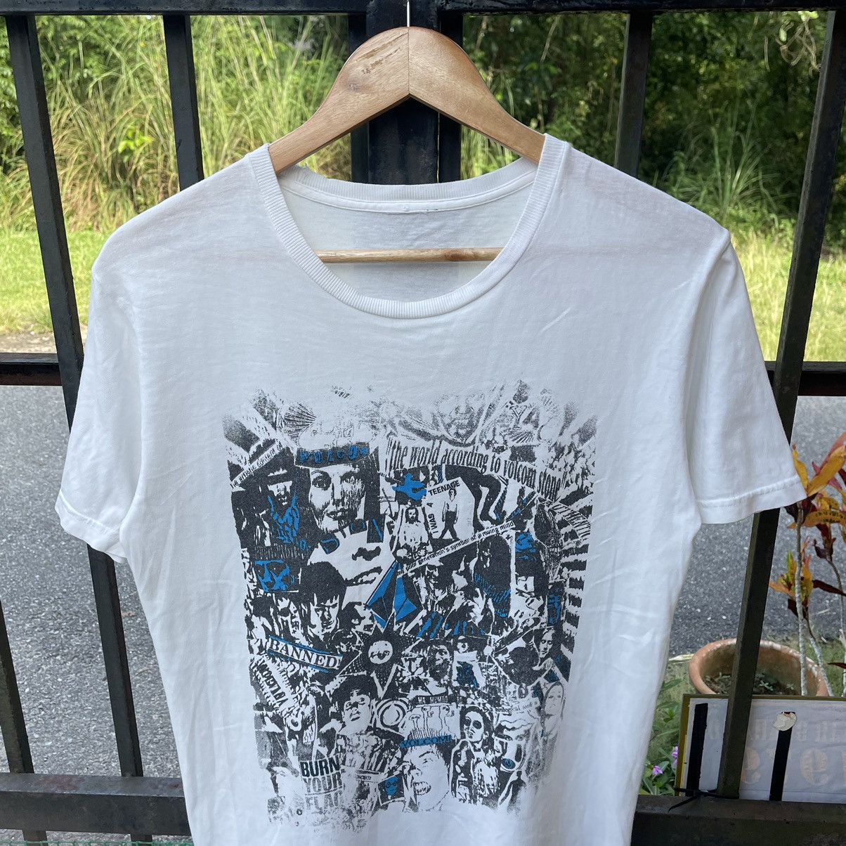 Band Tees × Volcom 🔥Volcom Art Work Of Punk Design Collab Distress Tee Size US M / EU 48-50 / 2 - 3 Thumbnail
