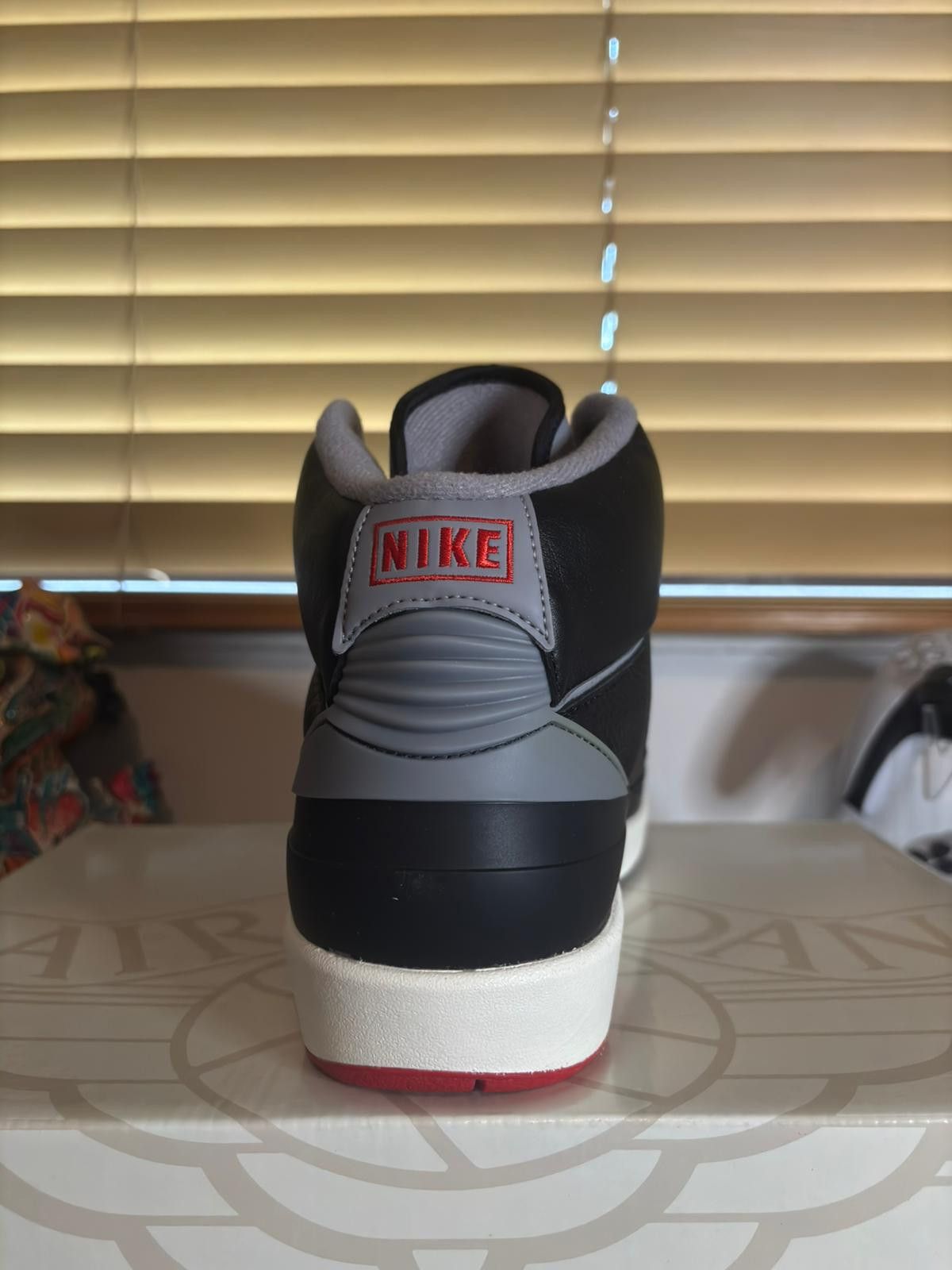 Jordan Brand Nike Air Jordan 2 Retro "Black Cement" Size US 11 / EU 44 - 6 Thumbnail