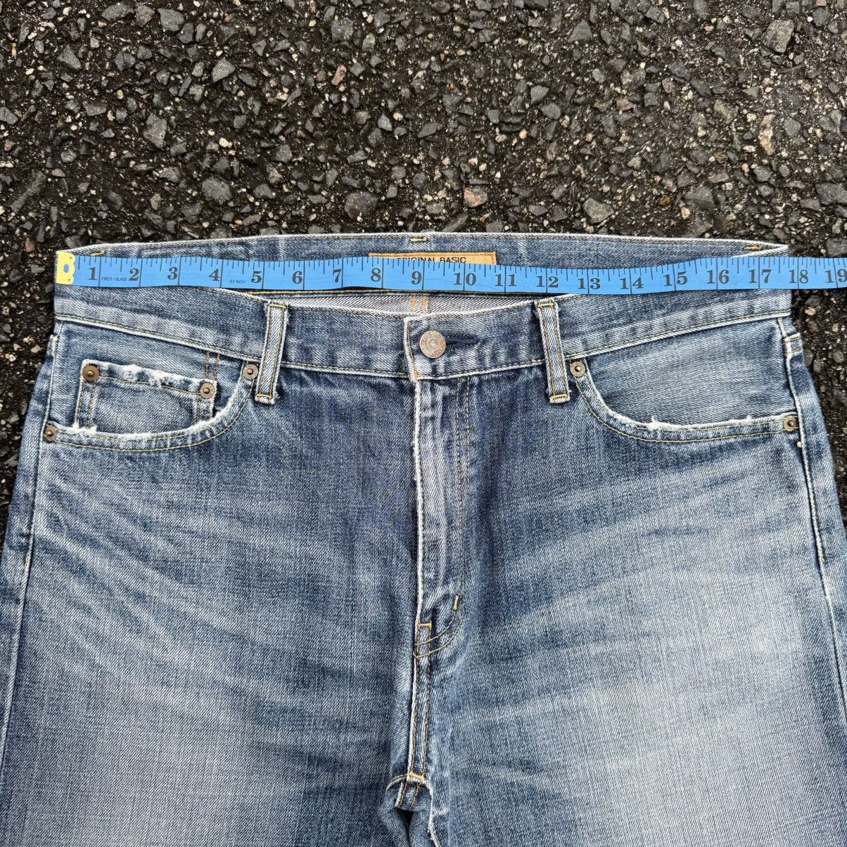 Japanese Brand W35 VINTAGE JAPAN S-002 STRAIGHT FADED JEANS DENIM PANTS Size US 35 - 5 Thumbnail
