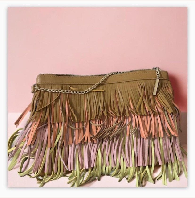 Other Super cute leather LYDC Colourful Fringe Clutch Size ONE SIZE - 8 Thumbnail