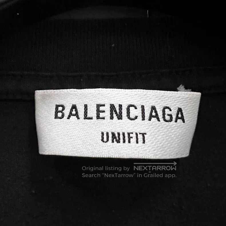 Balenciaga Balenciaga Black Collar Logo T-Shirt. Size US XS / EU 42 / 0 - 3 Thumbnail