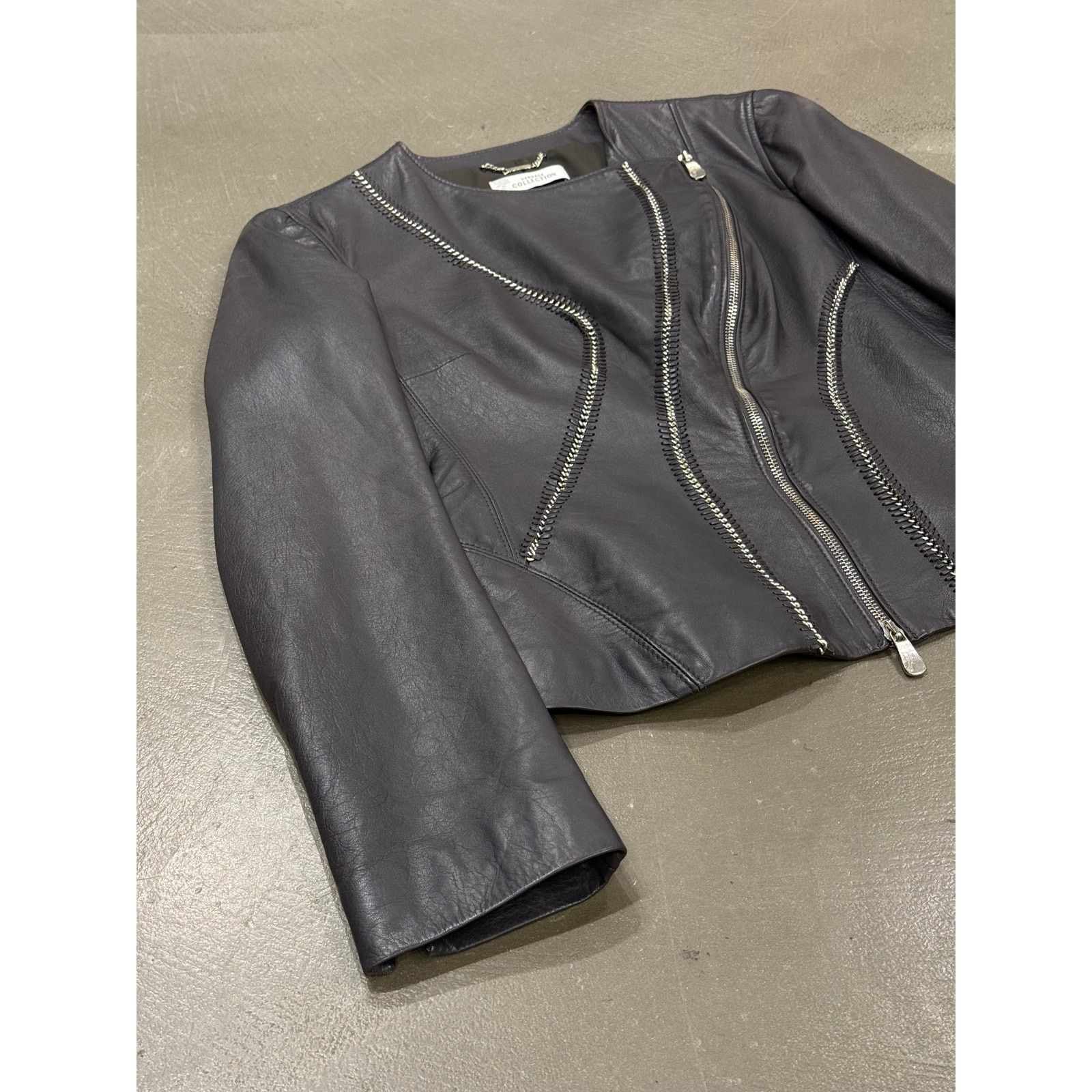 Versace 2000s Versace metal chains leather jacket Size M / US 6-8 / IT 42-44 - 4 Thumbnail
