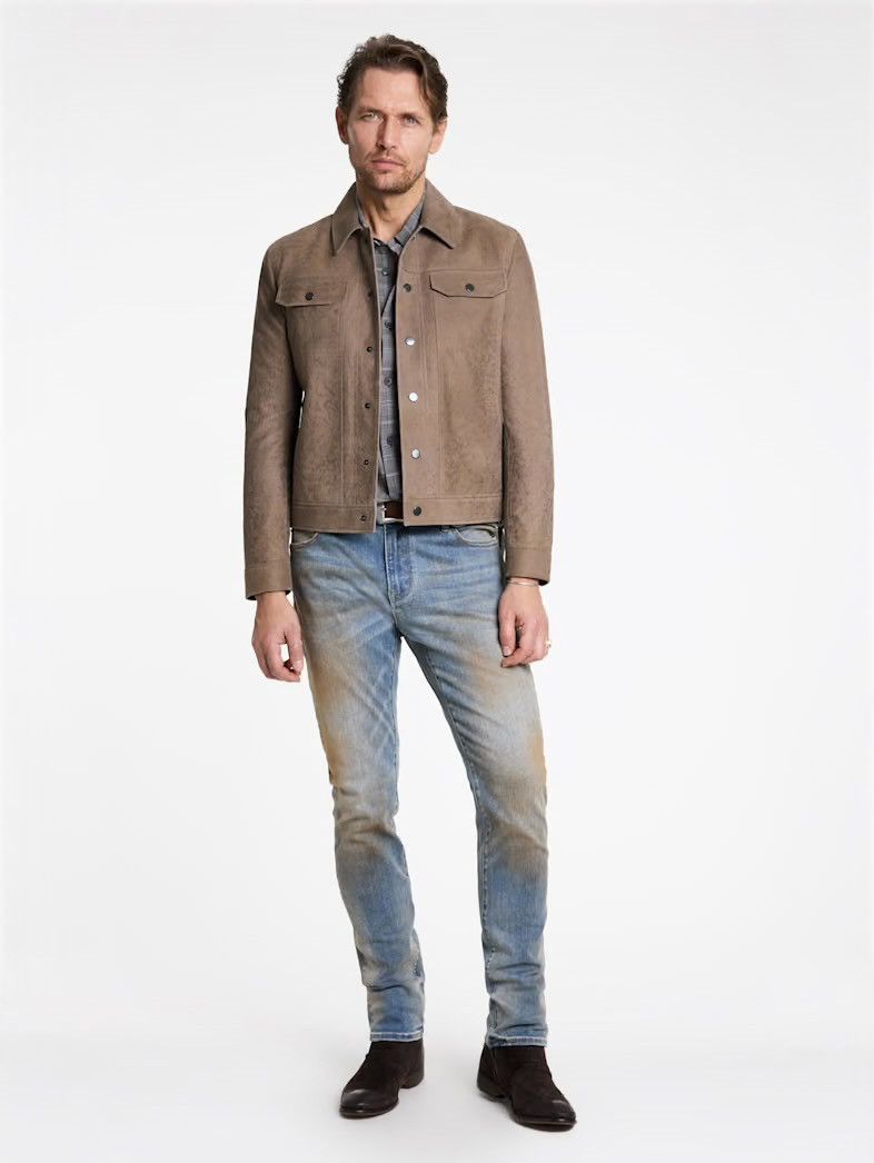 John Varvatos Dyker Trucker Jacket EU 58 USA 48 Size US XXL / EU 58 / 5 - 3 Thumbnail