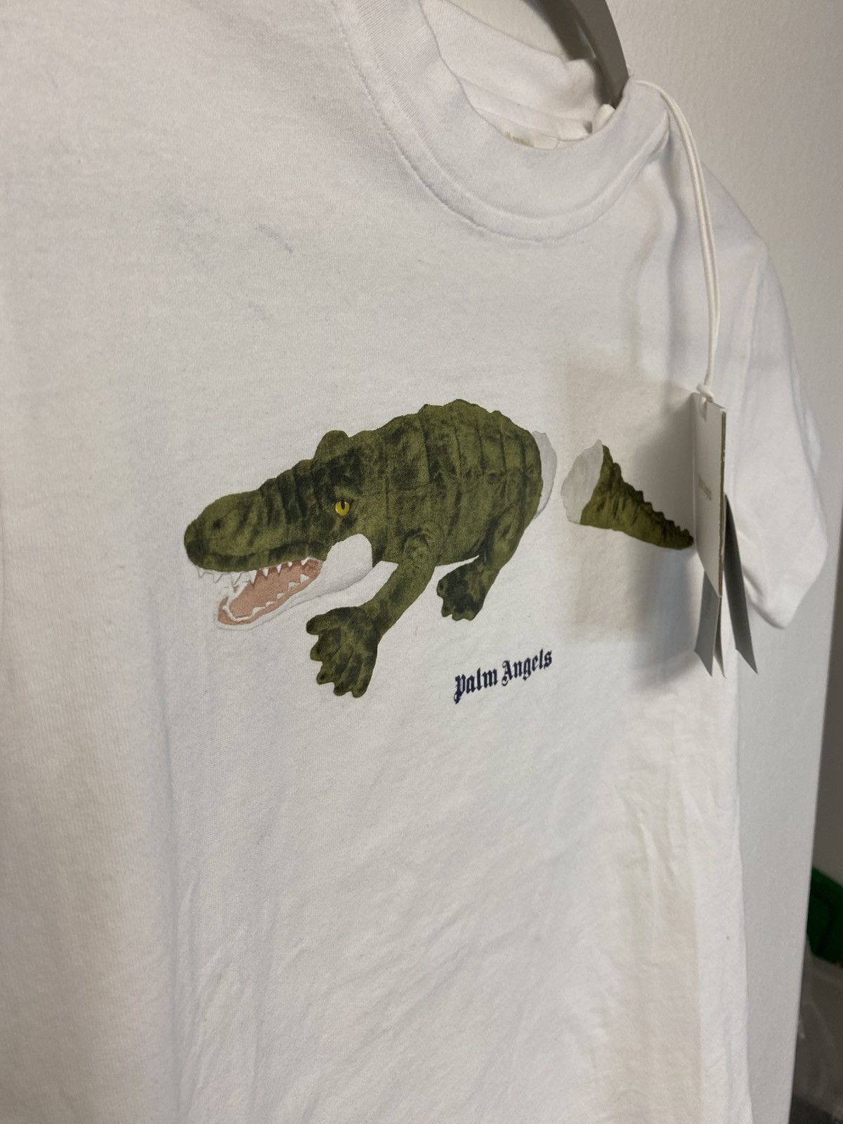 Palm Angels Palm angels crocodile tee | Youth size 10 | New Size US XXS / EU 40 - 2 Thumbnail