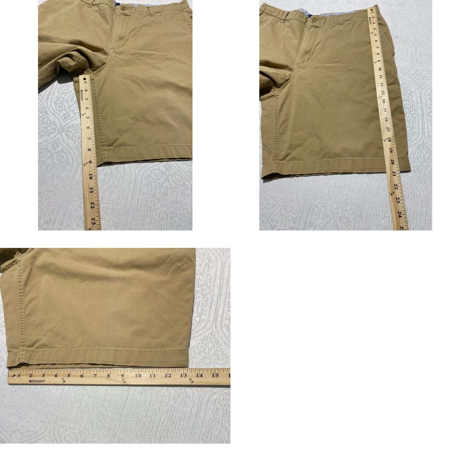 Club Room Club Room Mens Chino Shorts 38 Khaki Tan Cotton Twill Classic Fit Casual Size US 38 / EU 54 - 8 Thumbnail