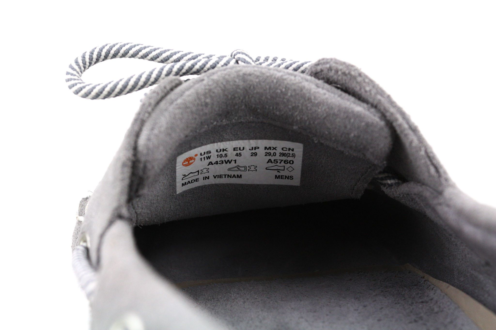 Timberland A43W1 UK10.5 Grey Leather Slip On Loafer 81009 Size US 11 / EU 44 - 10 Thumbnail