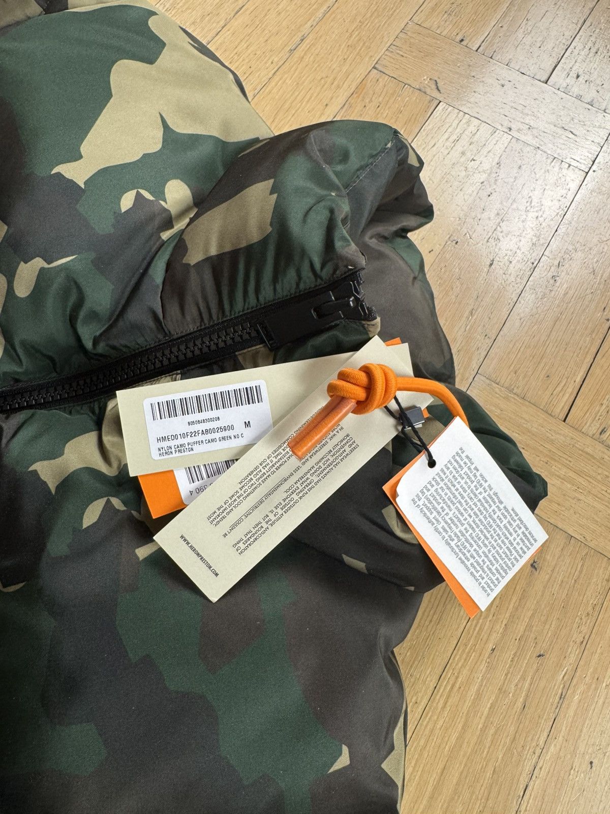 Heron Preston HERON PRESTON CAMO PUFFER DOWN JACKET Size US L / EU 52-54 / 3 - 11 Thumbnail