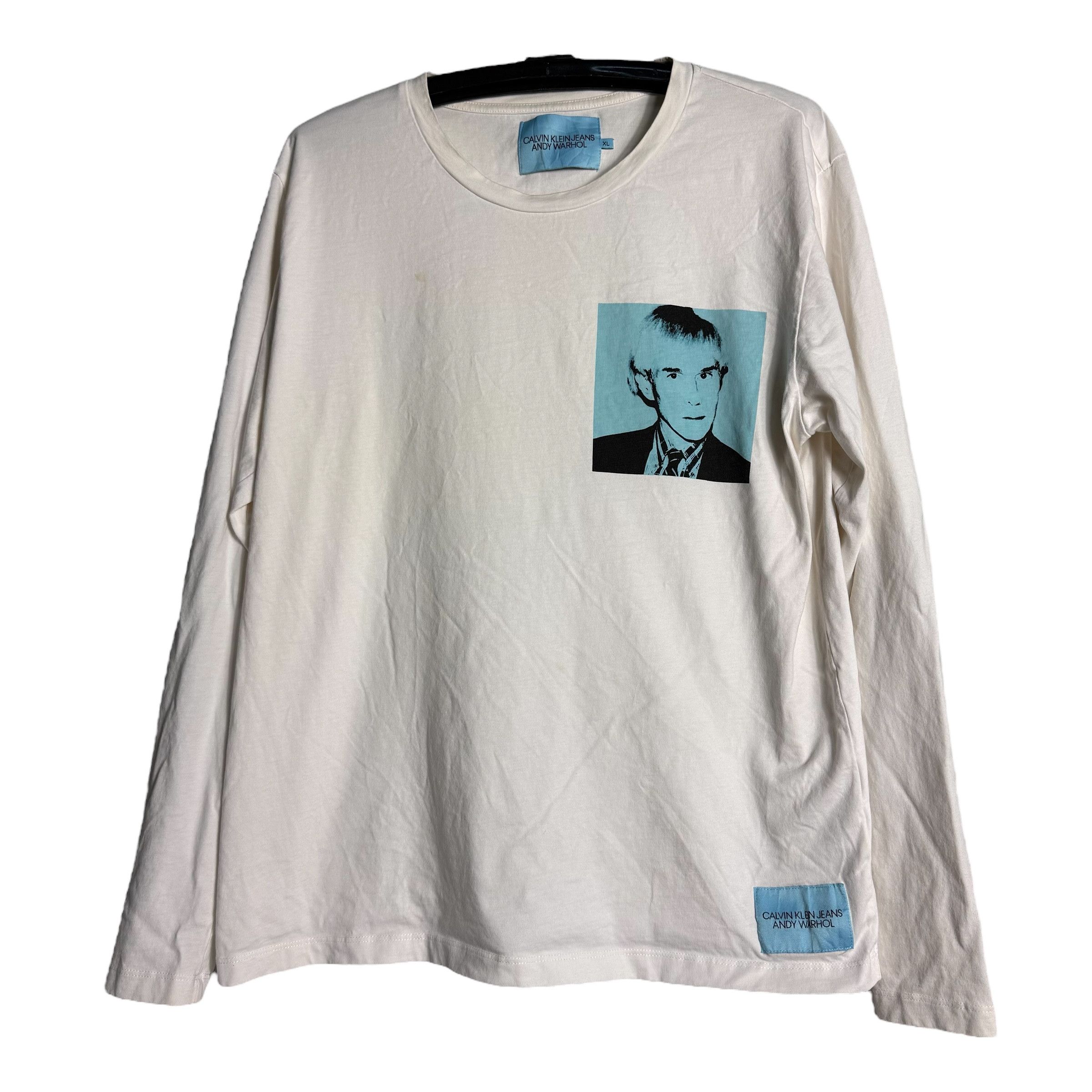 Andy Warhol 🔥RARE🔥Calvin Klein Jeans x Andy Warhol L/Sleeve T-shirt Size US XL / EU 56 / 4 - 1 Thumbnail