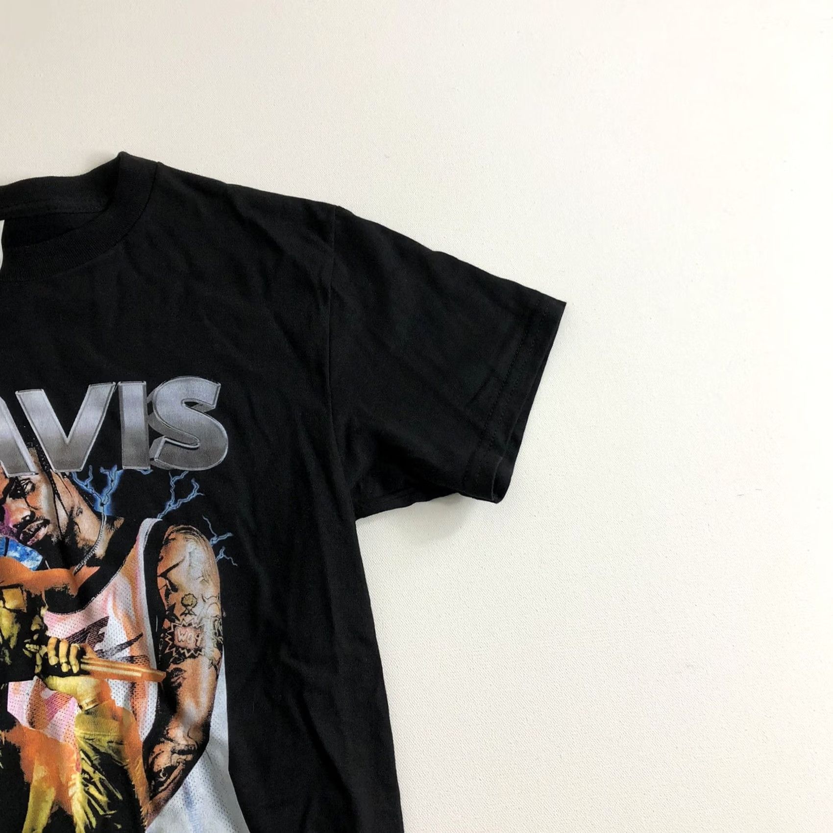 Travis Scott 90s Vintage Black Cotton Rap Tee Graphic Hip Hop Shirt Small Size US S / EU 44-46 / 1 - 4 Thumbnail