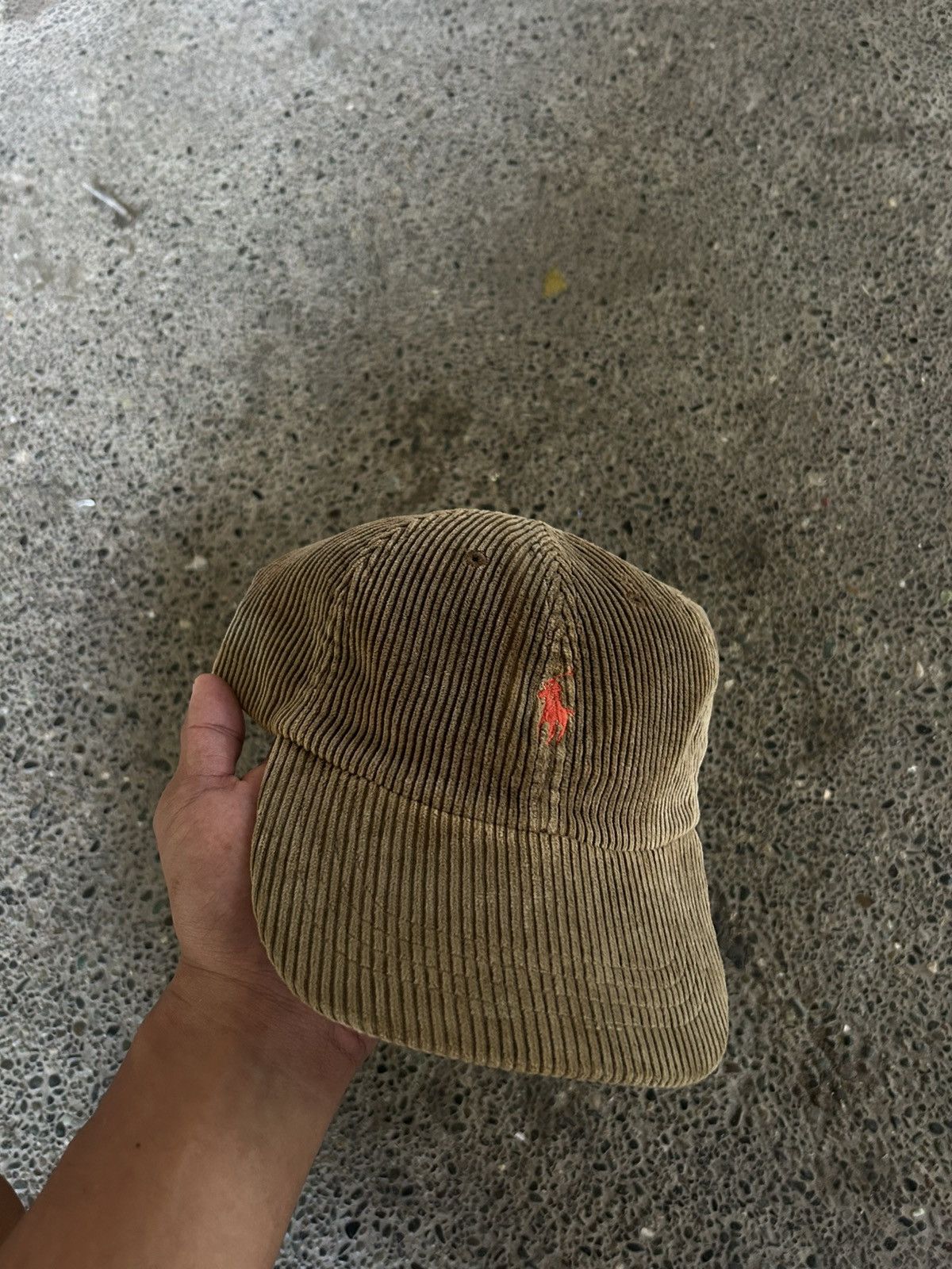 Polo Ralph Lauren Polo Ralph Lauren x Rare Corduroy Chino Ball Cap Size ONE SIZE - 1 Thumbnail