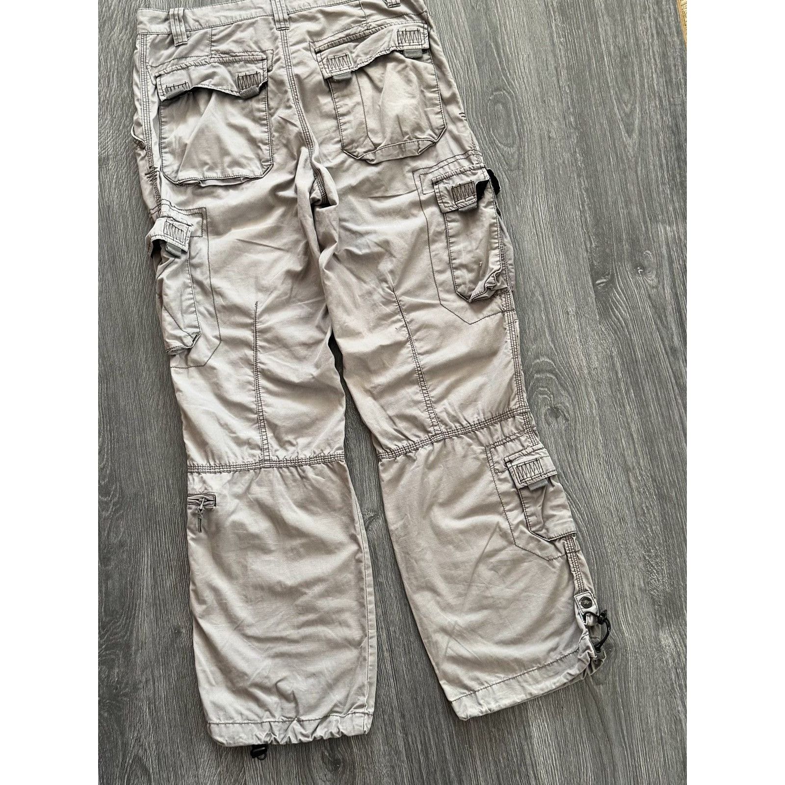 Japanese Brand Y2K Vintage parachute pants with drawstring cuffs Size US 32 / EU 48 - 7 Thumbnail