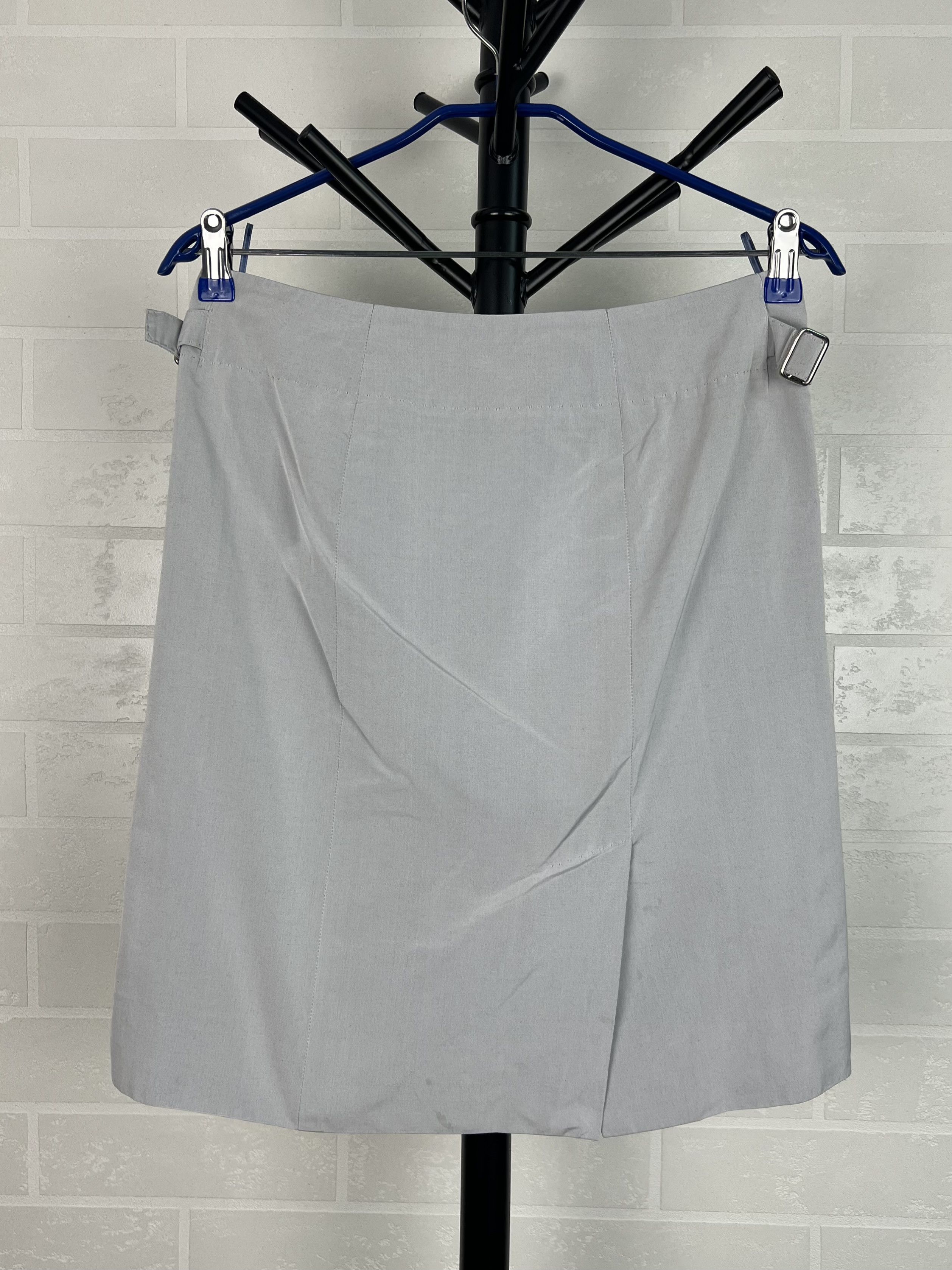 Louis Vuitton LOUIS VUITTON Mini Skirt Side Straps Silver Women’s Size 26" / US 2 / IT 38 - 4 Thumbnail
