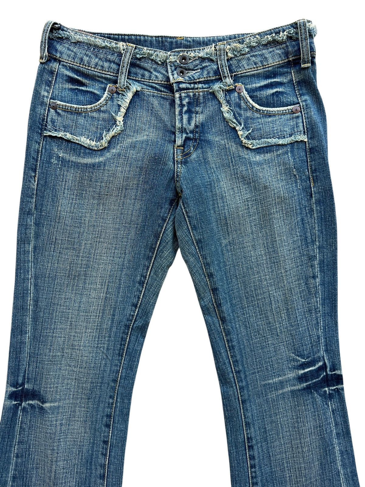 Japanese Brand Sweet Camel Lowrise Bootcut Flare Denim Jeans 30x32 Size 30" / US 8 / IT 44 - 4 Thumbnail